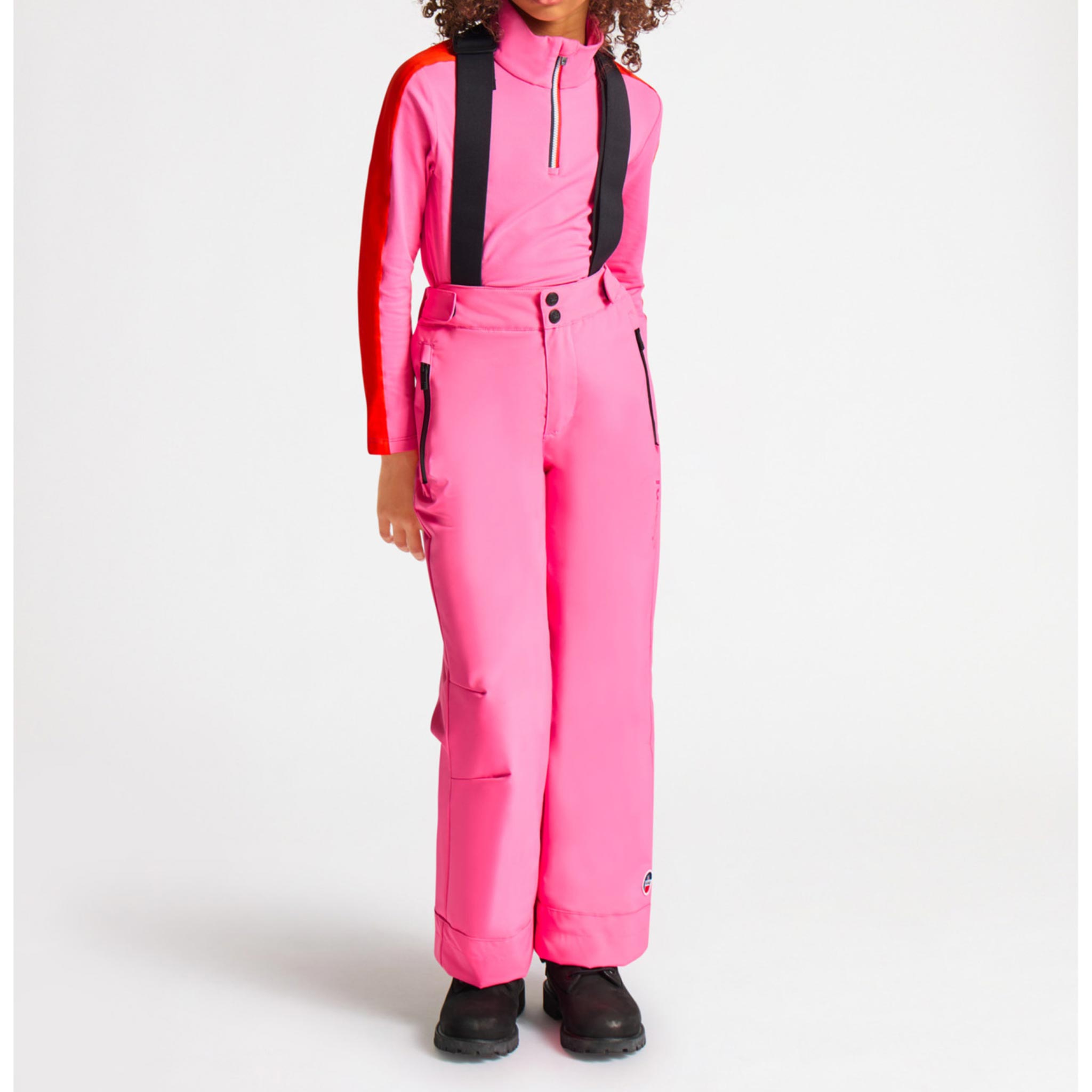 Atlas Kids Ski Pants in Pop Pink