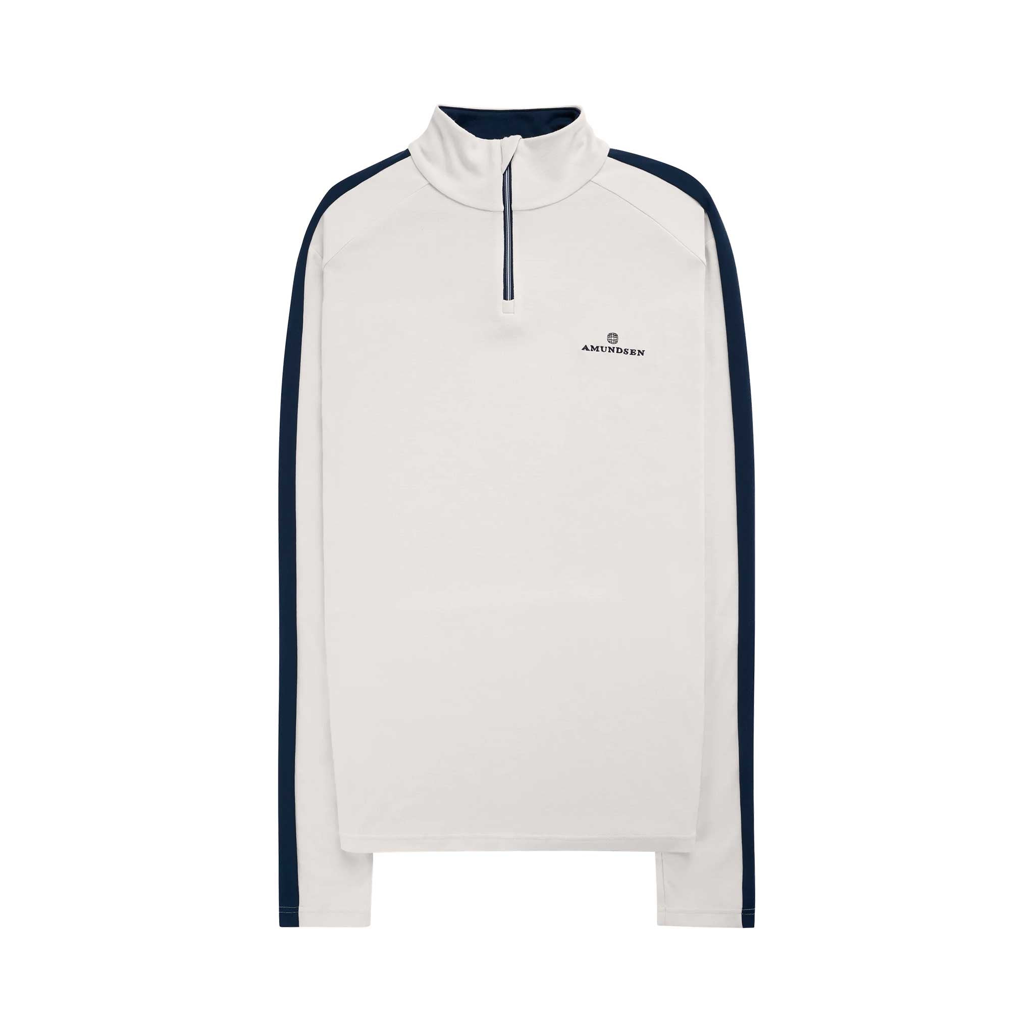 5Mila Half Zip in White Stripe