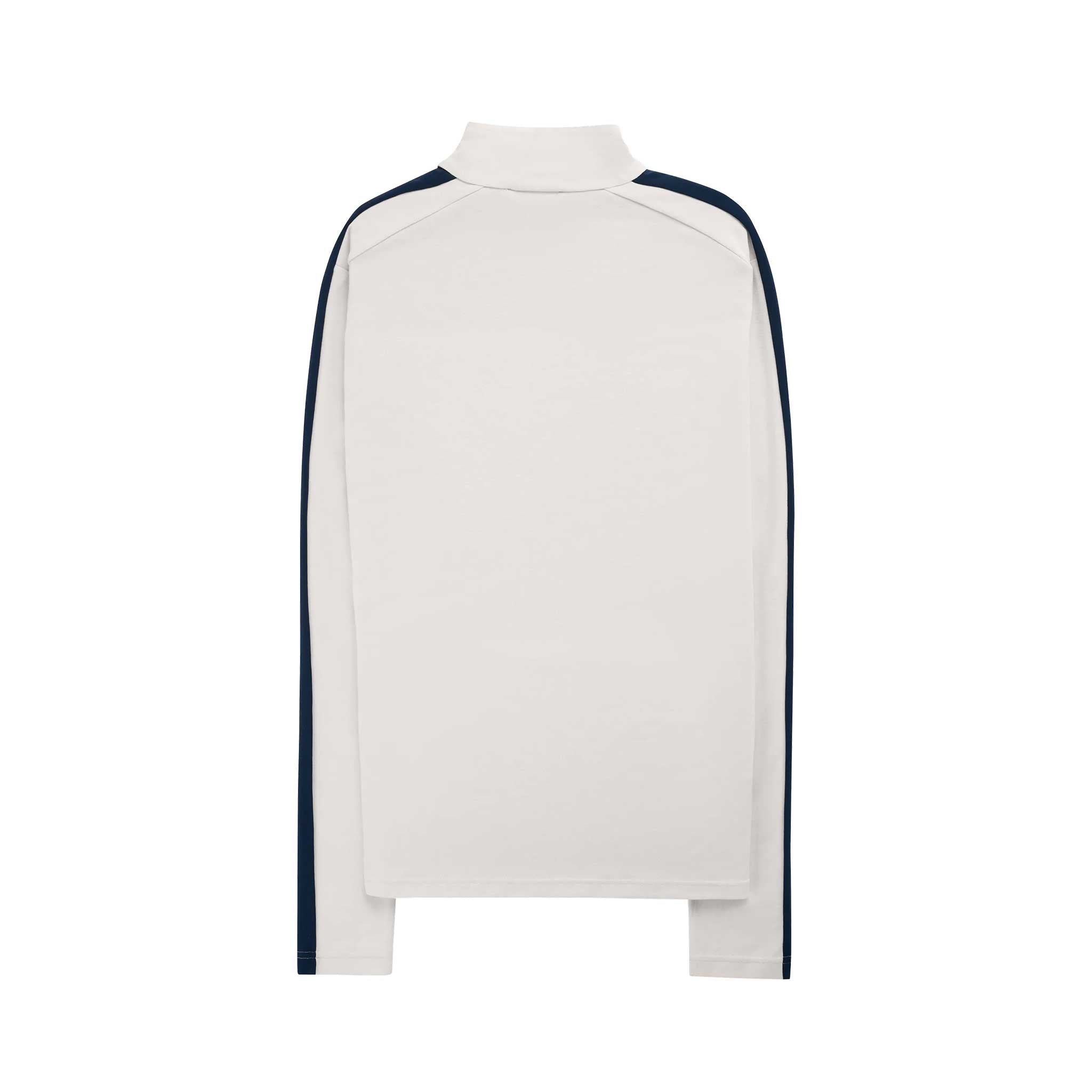 5Mila Half Zip in White Stripe