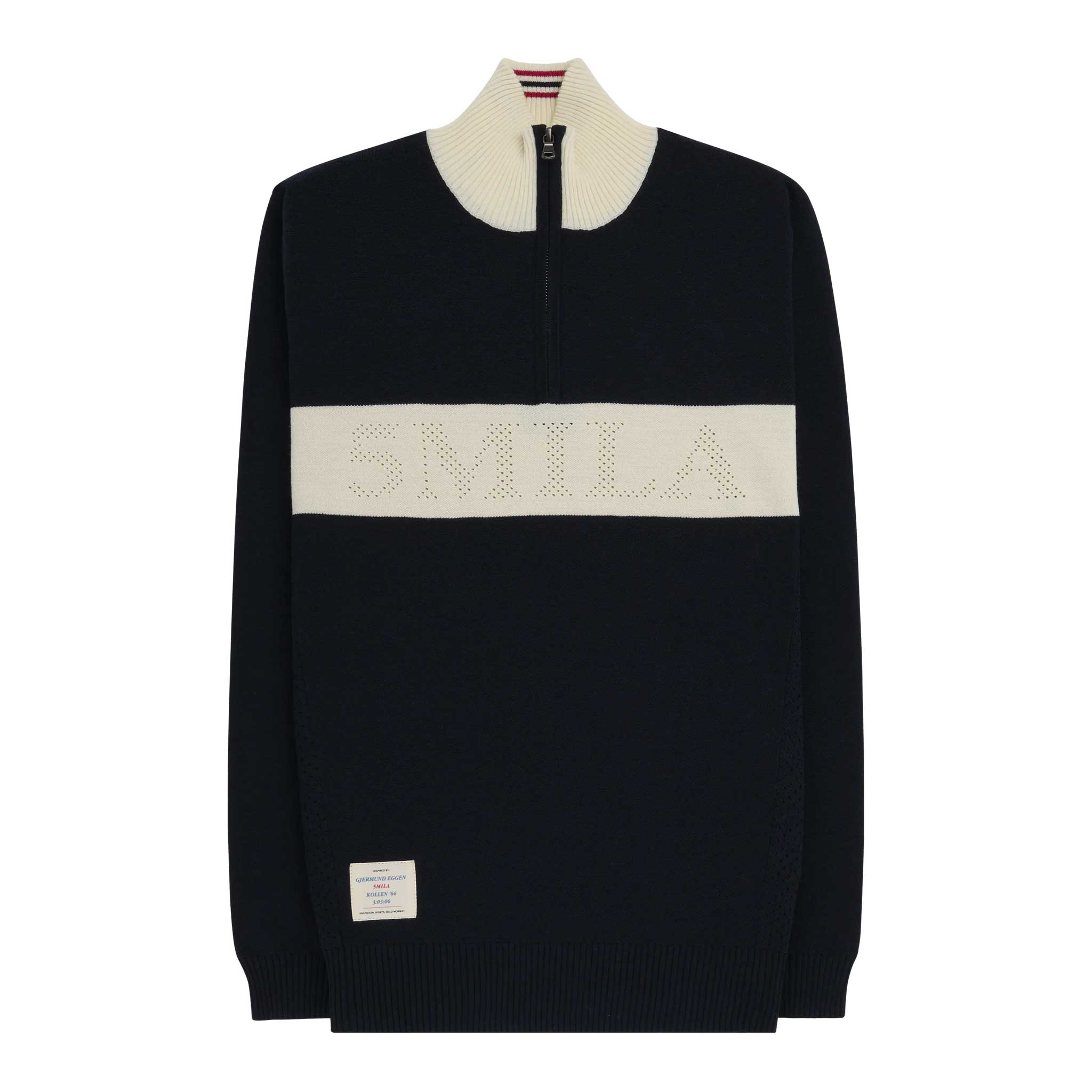 5Mila Half Zip Sweater in Faded Navy