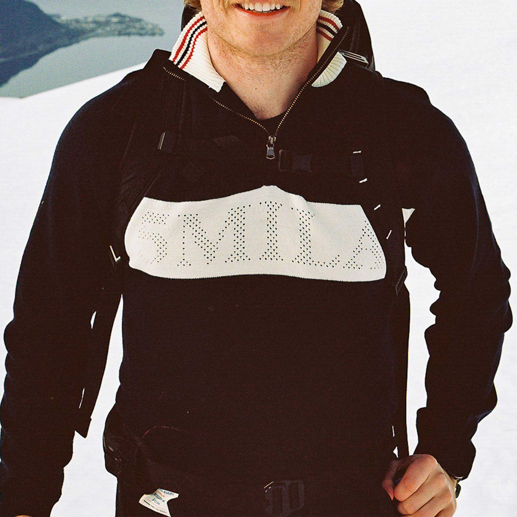 5Mila Half Zip Sweater in Faded Navy