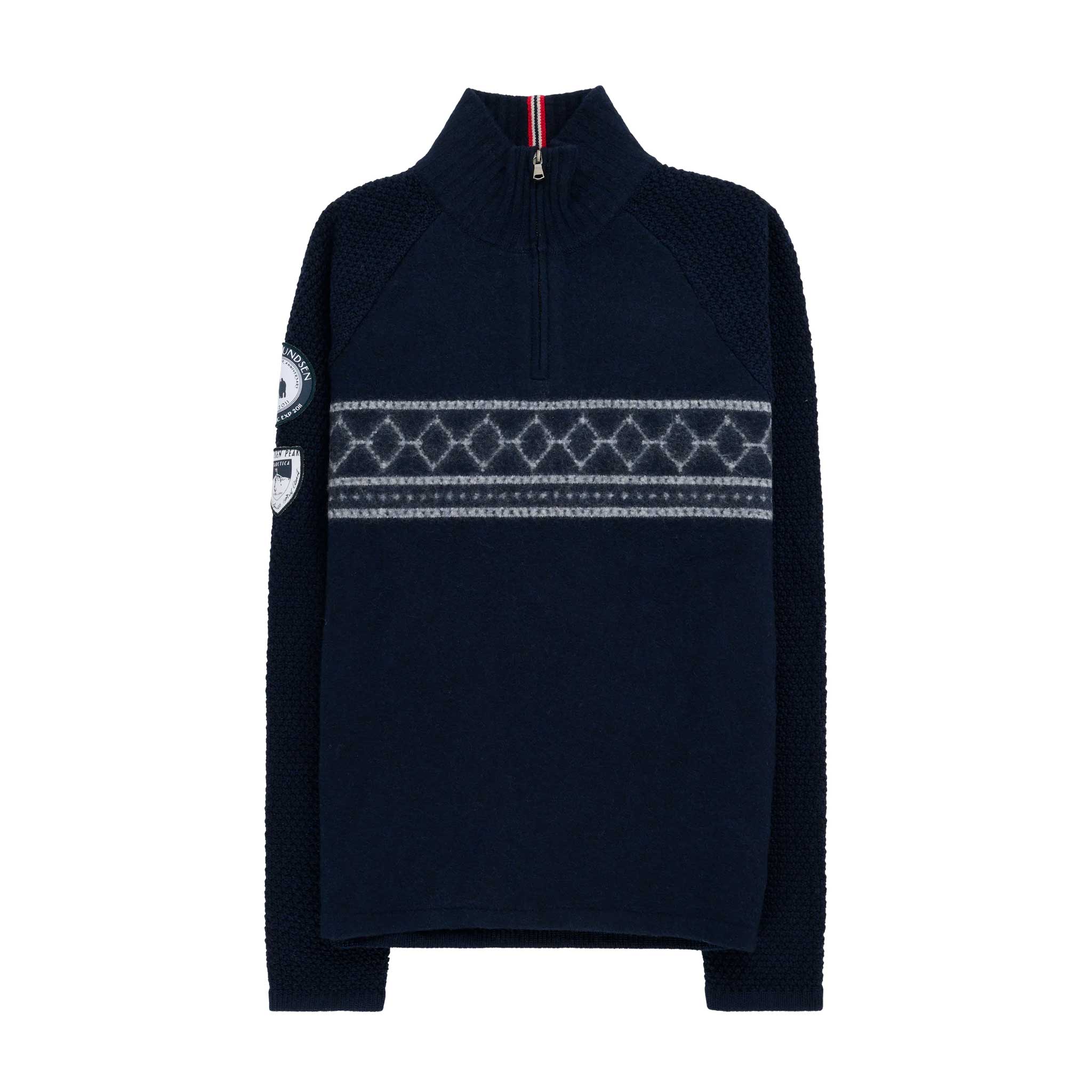 Boiled Ski Sweater in Faded Navy