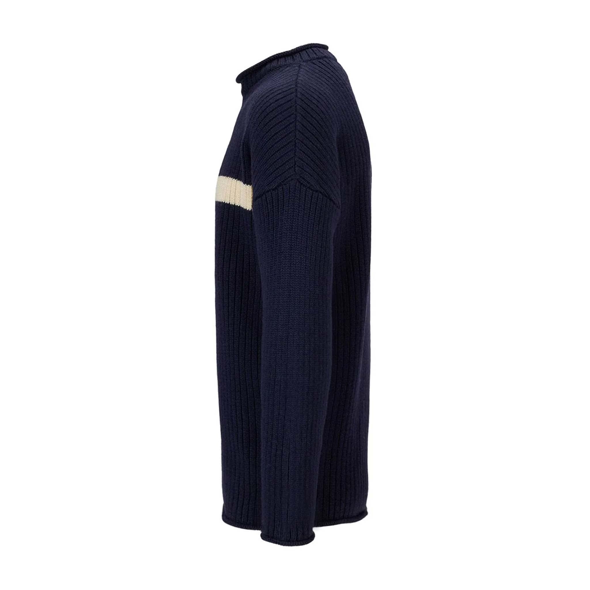 Heroes Ski Roll Neck in Faded Navy