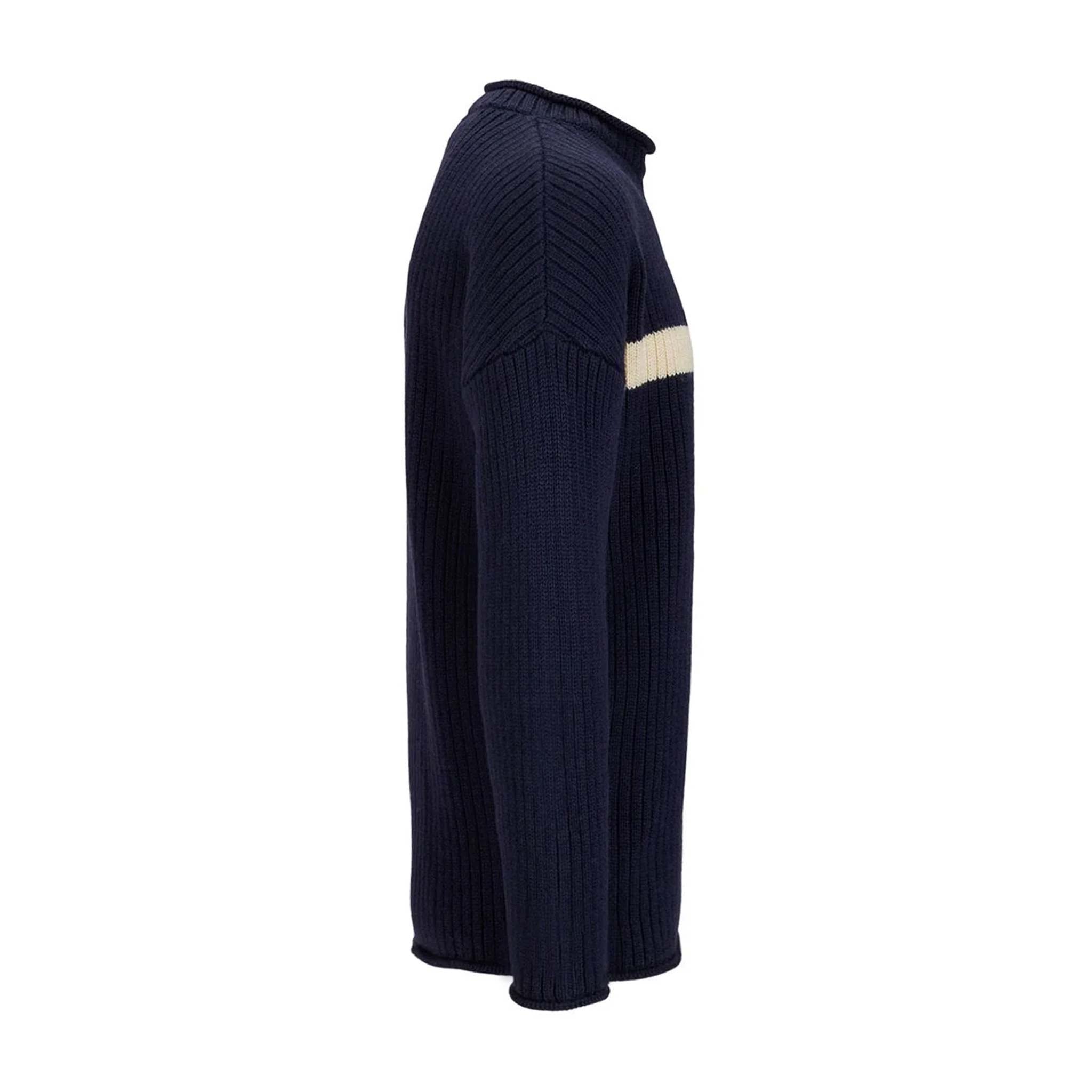 Heroes Ski Roll Neck in Faded Navy