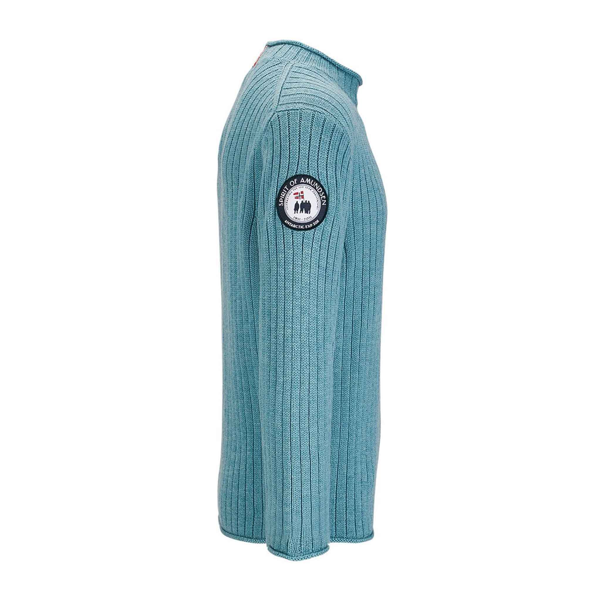 Roald Roll Neck in Arctic Blue