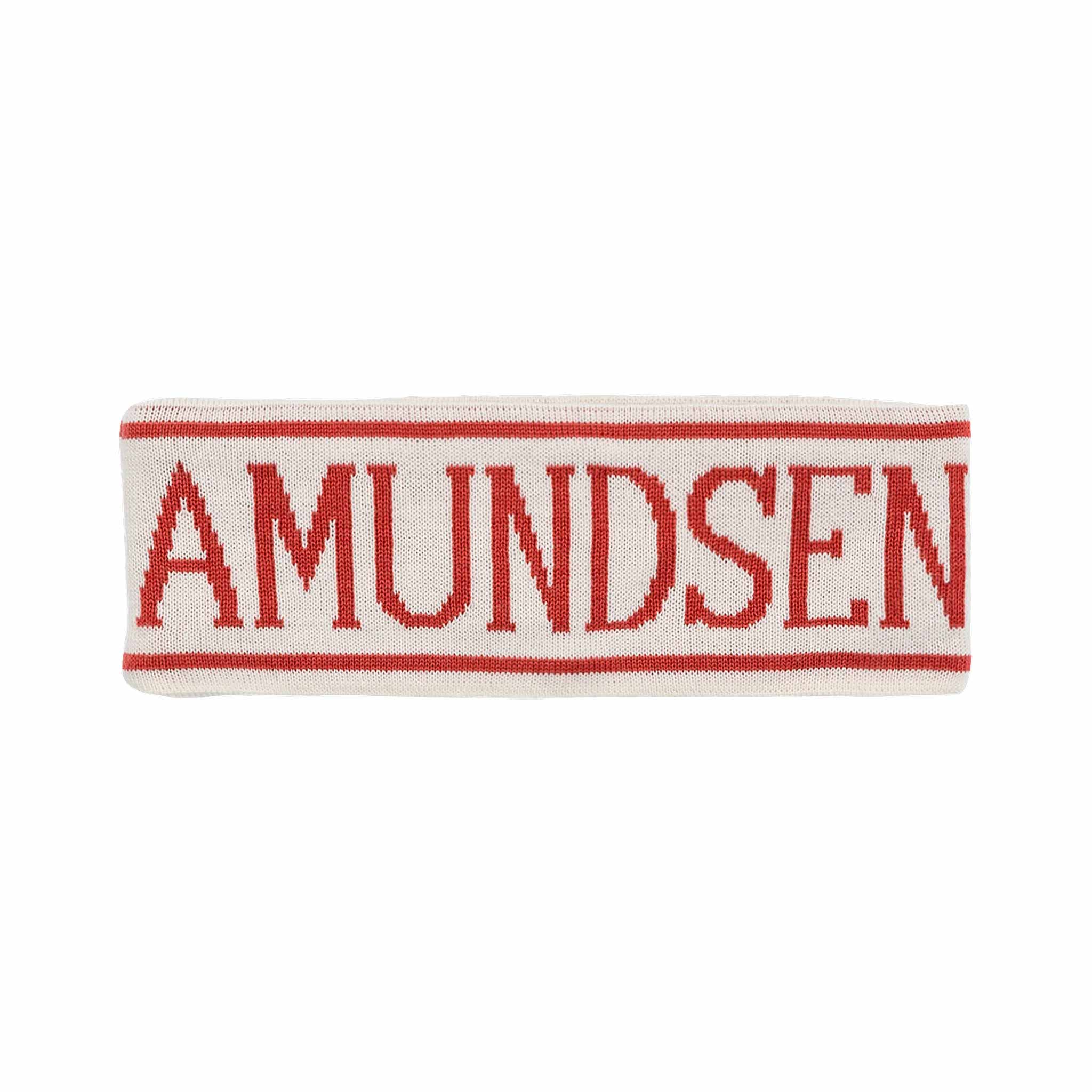 Amundsen Ski Headband in White/Red