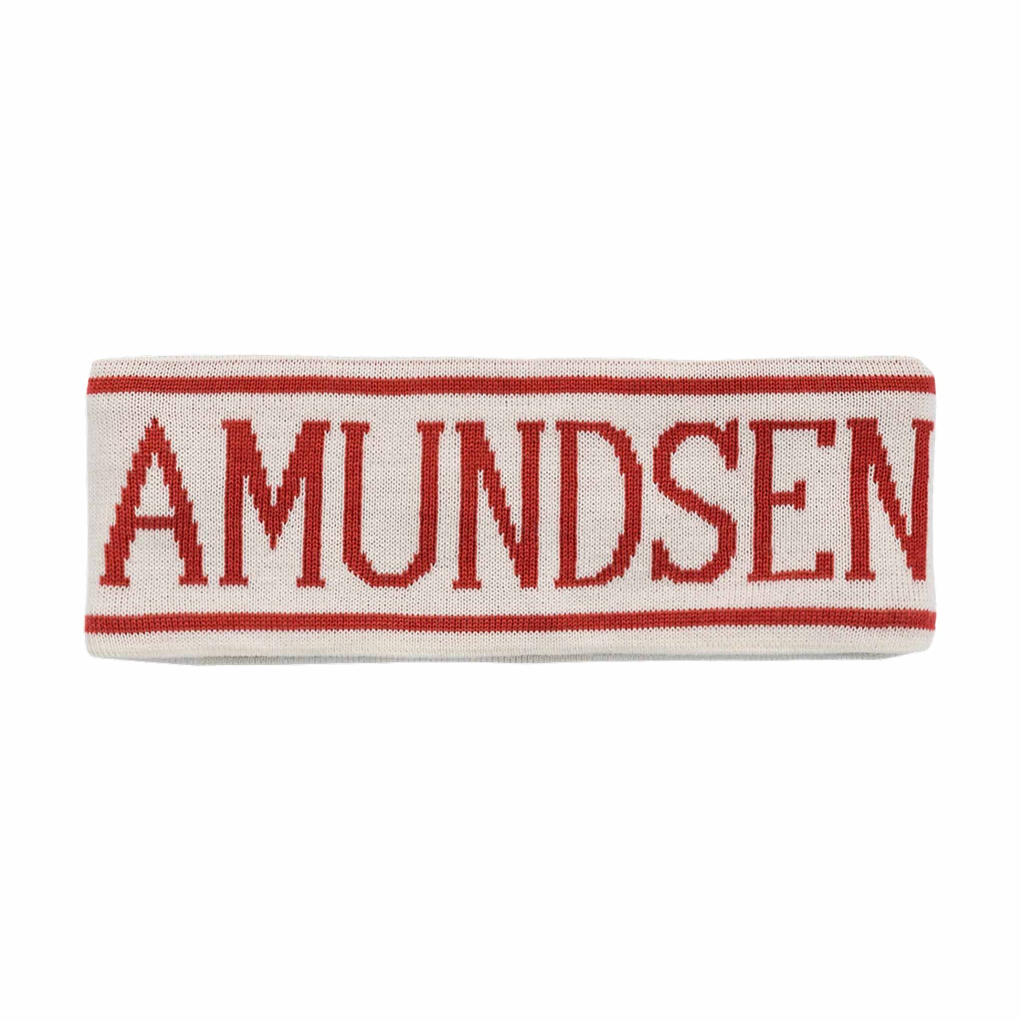 Amundsen Ski Headband in White/Red
