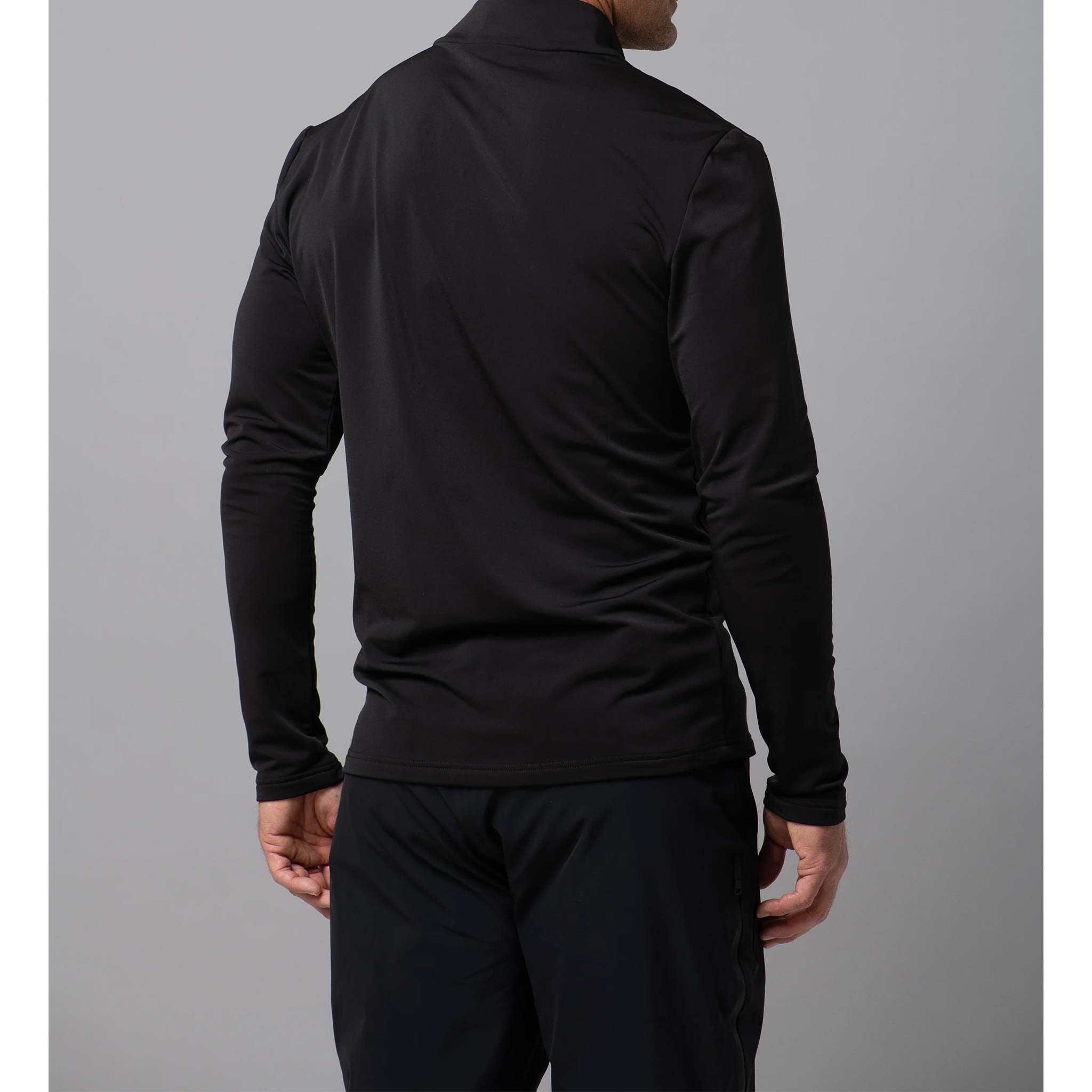 Rothorn Half Zip in Black/Olive