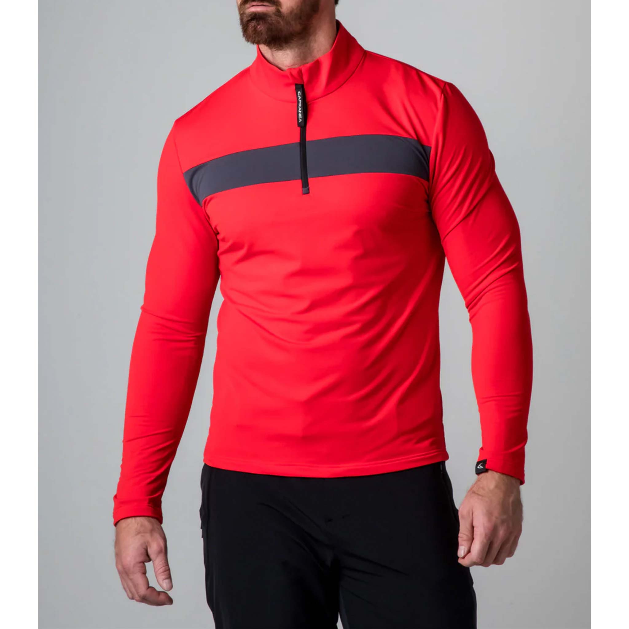 Rothorn Half Zip in Red