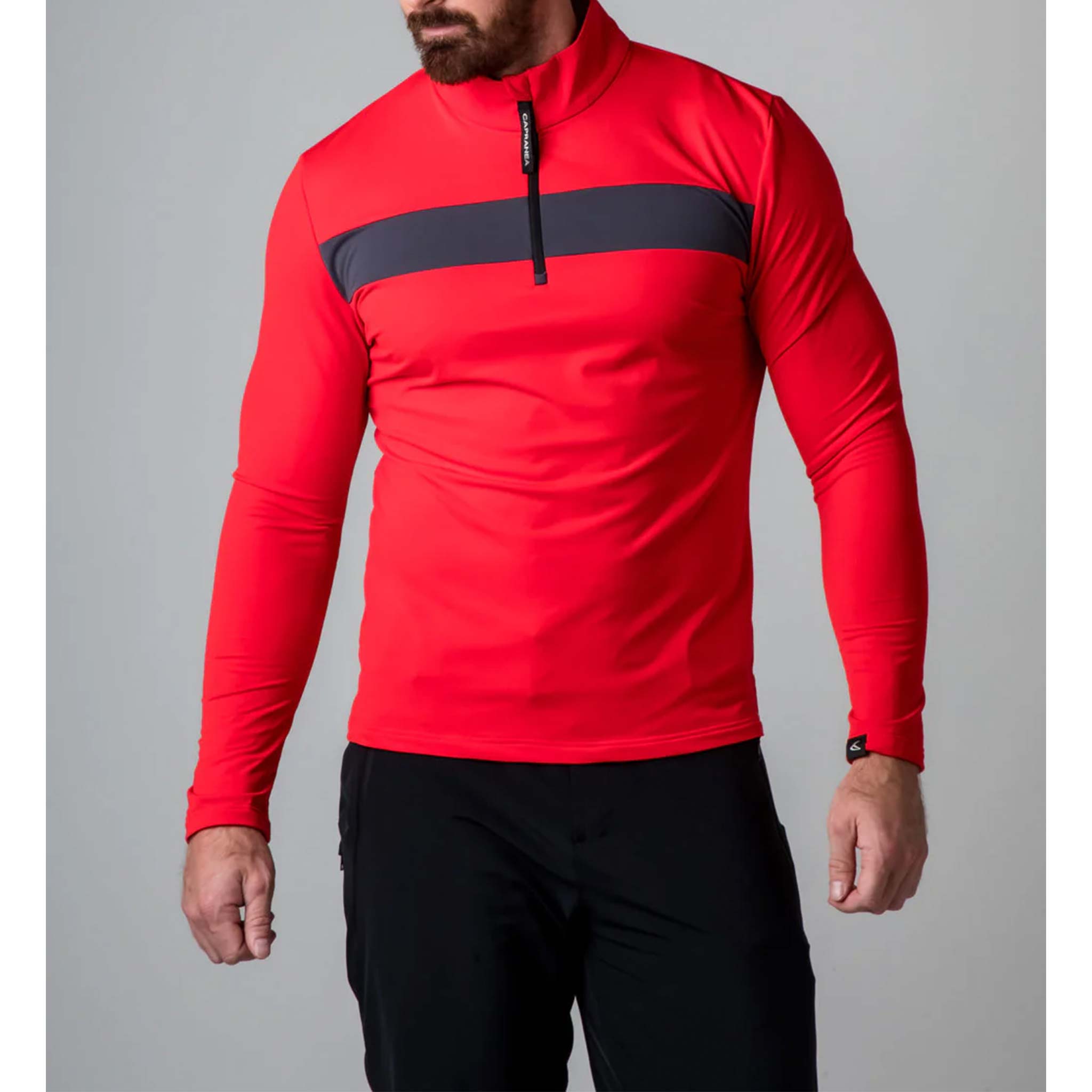 Rothorn Half Zip in Red