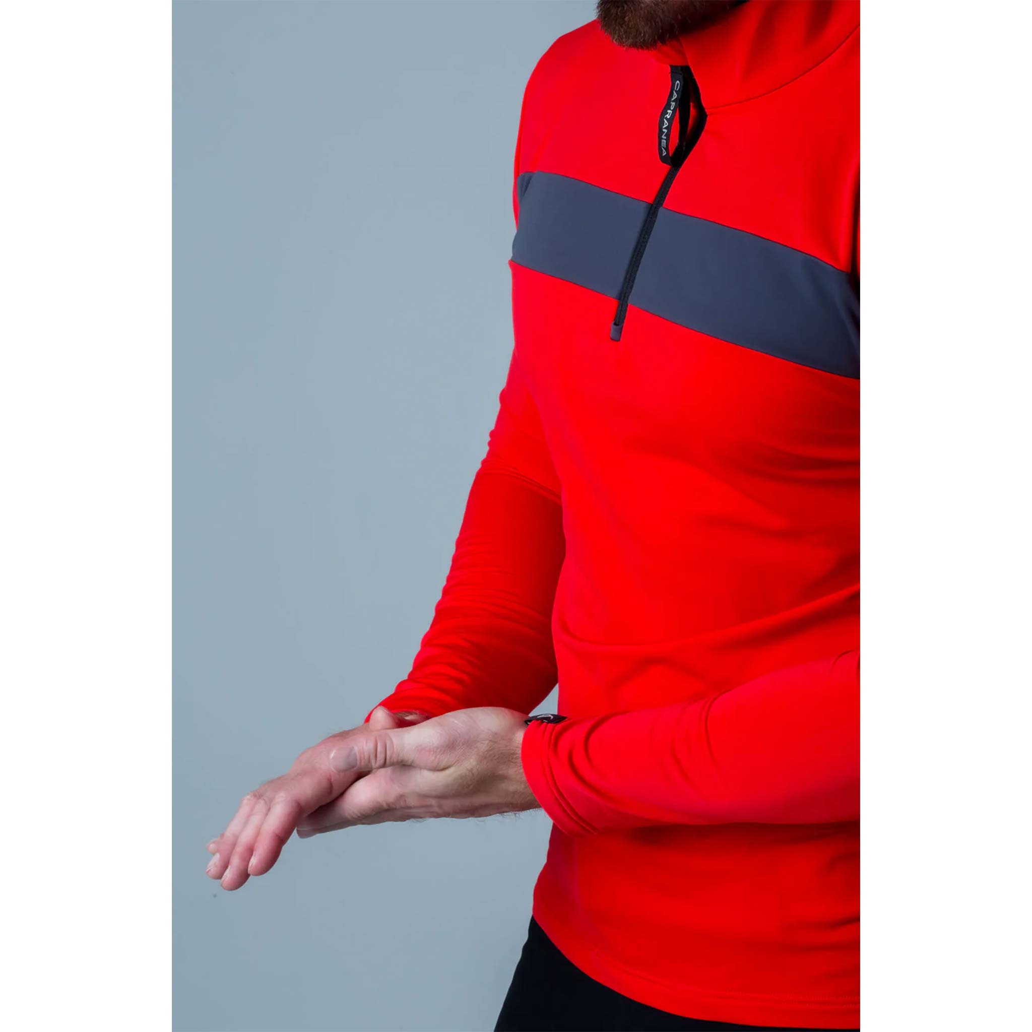 Rothorn Half Zip in Red