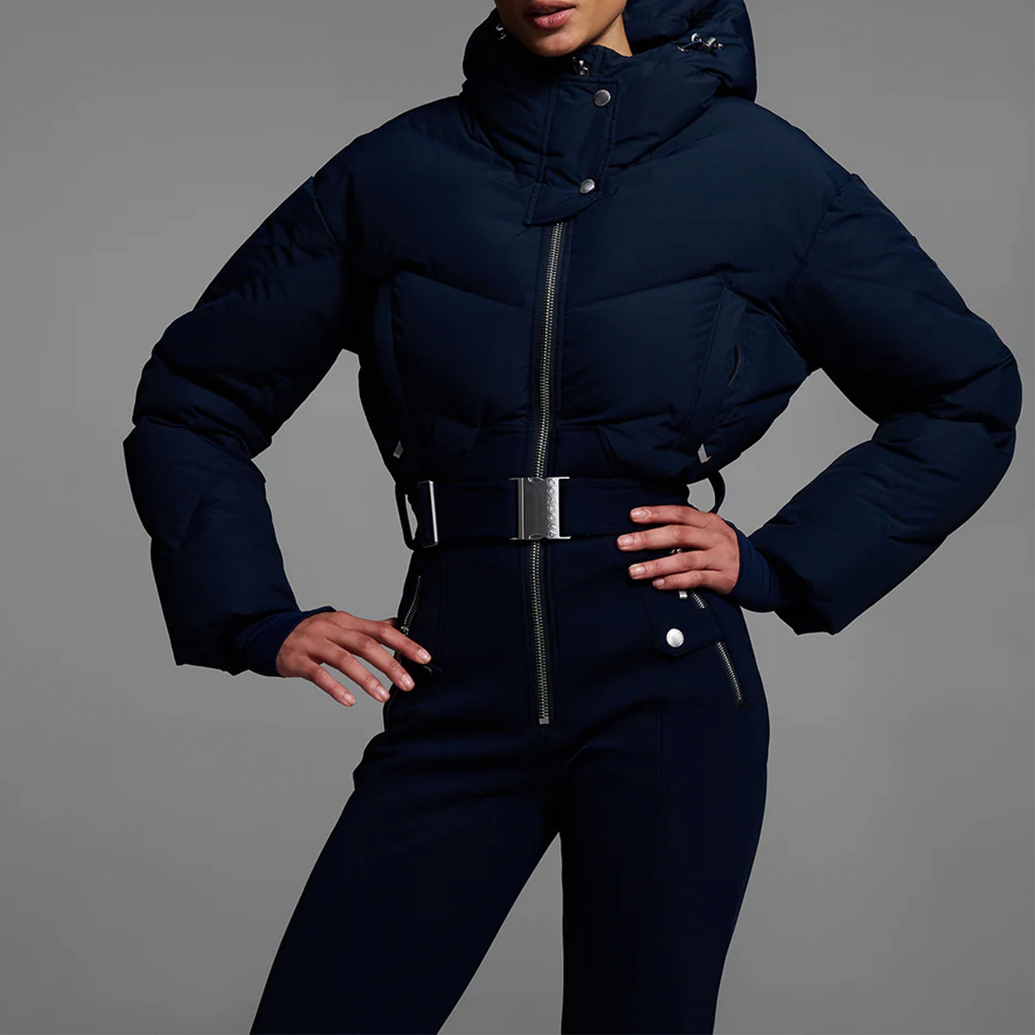 Ajax Ski Suit in Indigo