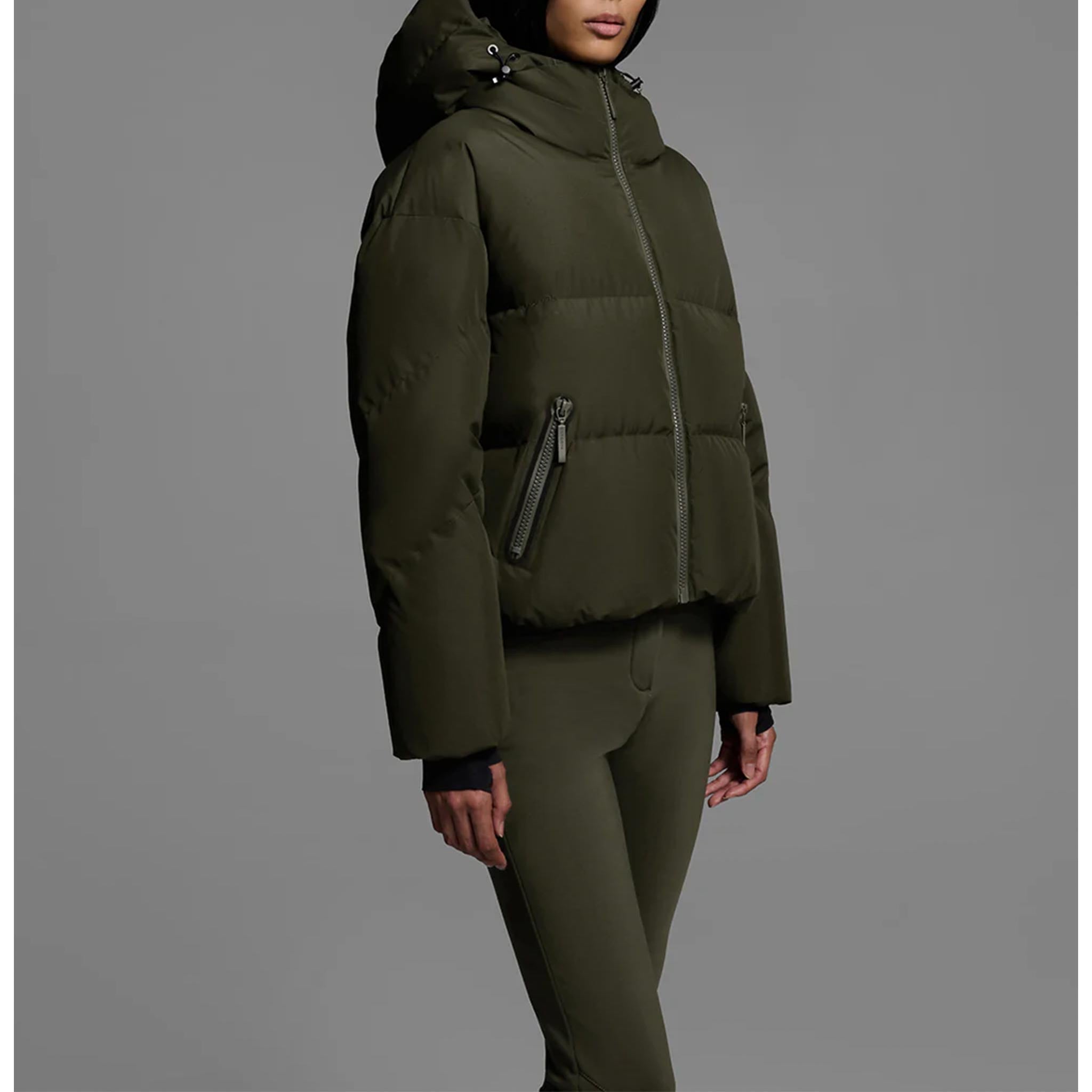 Meribel Ski Jacket in Khaki