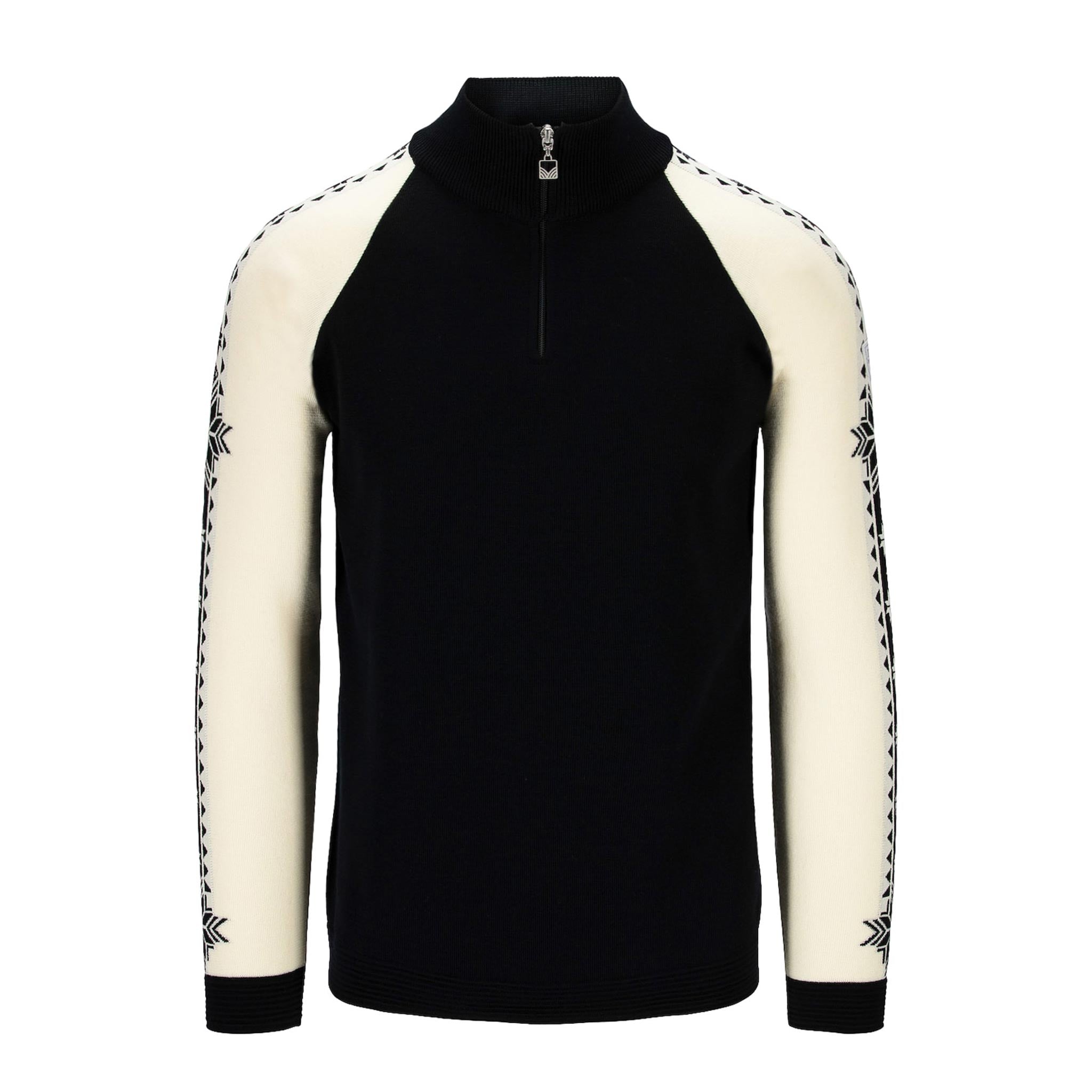 Geilo Sweater in Black/Off White