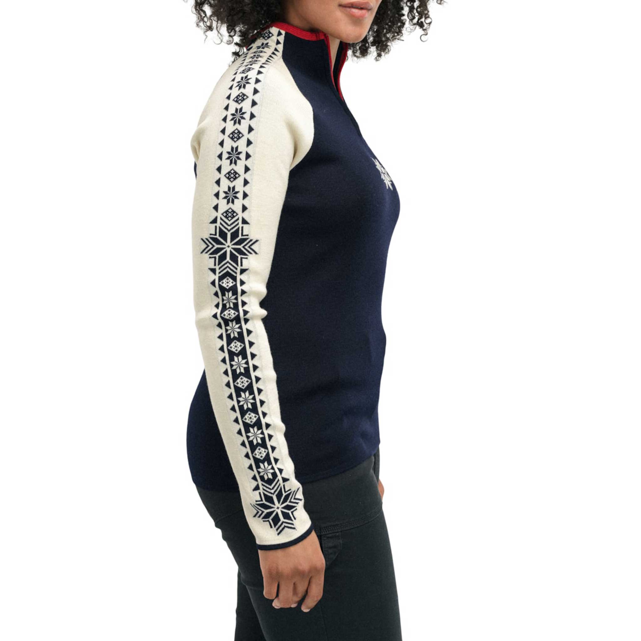 Geilo Sweater in Navy/Off White