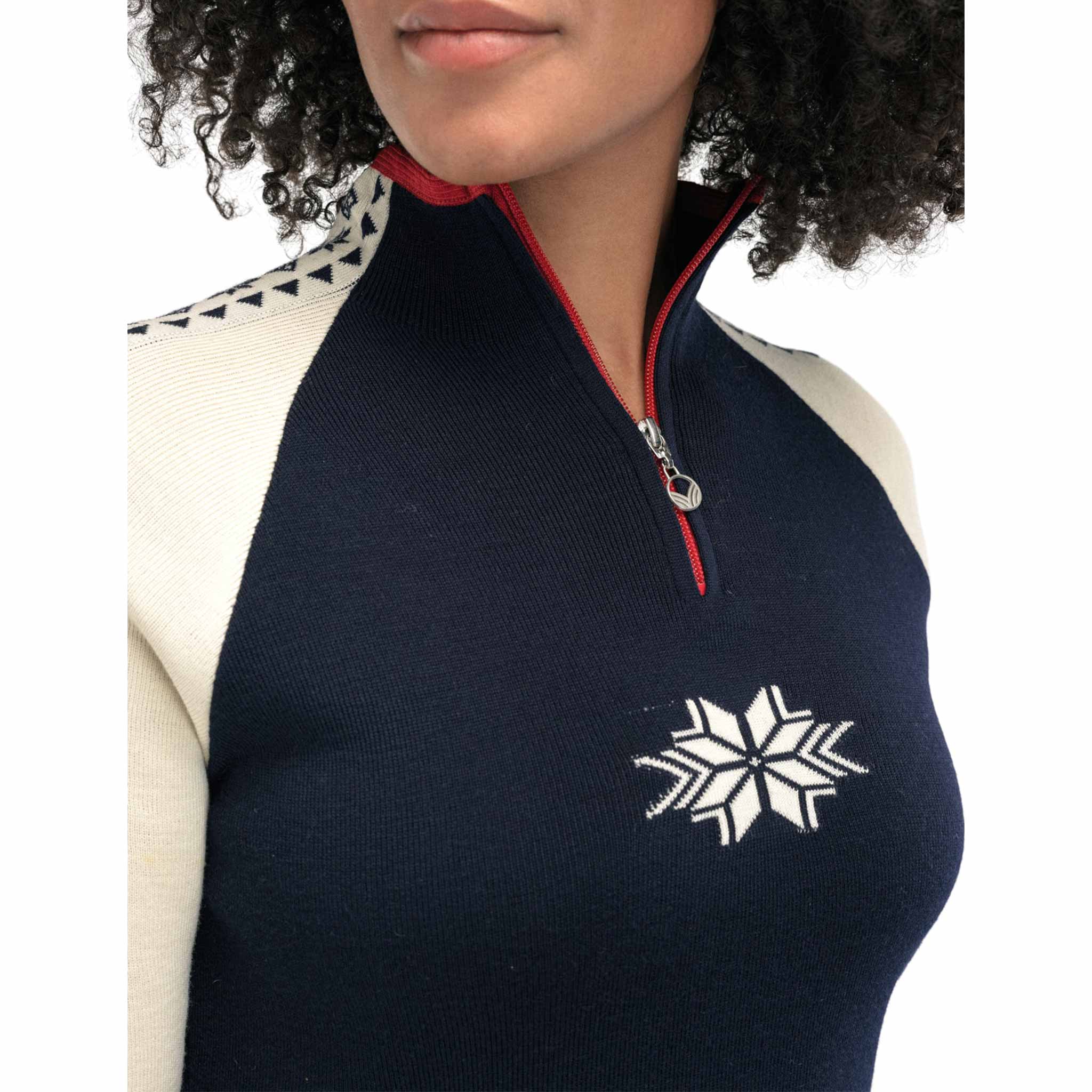 Geilo Sweater in Navy/Off White