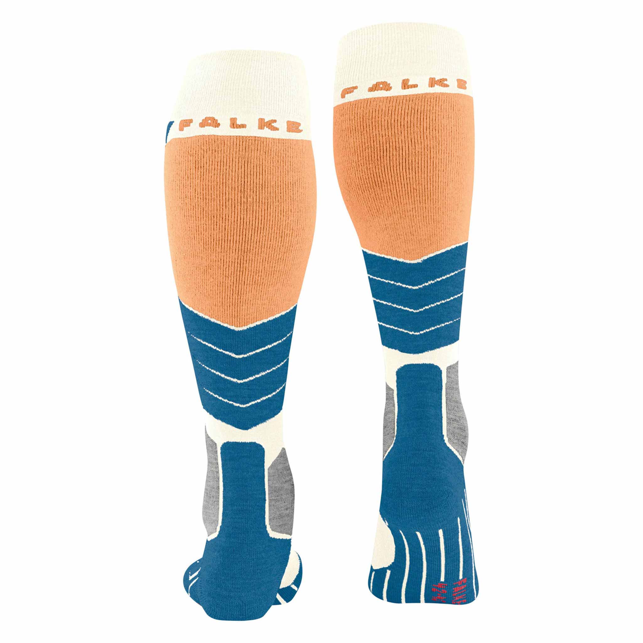 SK2 Women’s Ski Socks in Off White/Candy