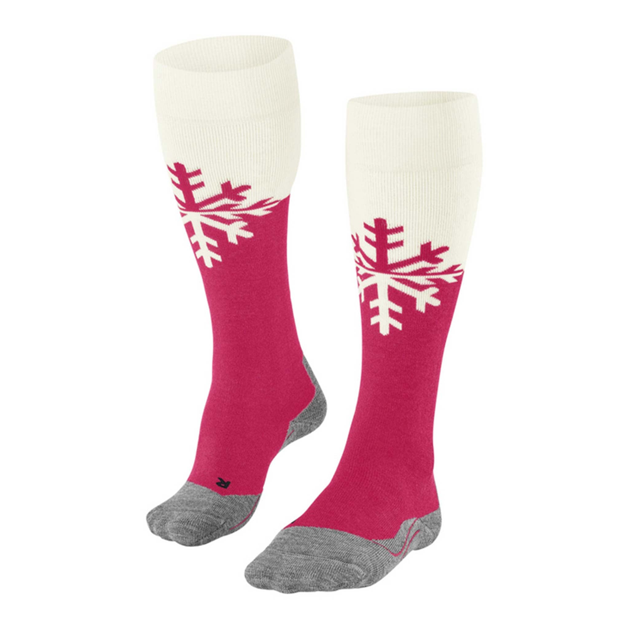 SK2 Women’s Ski Socks in Snowflake Rose