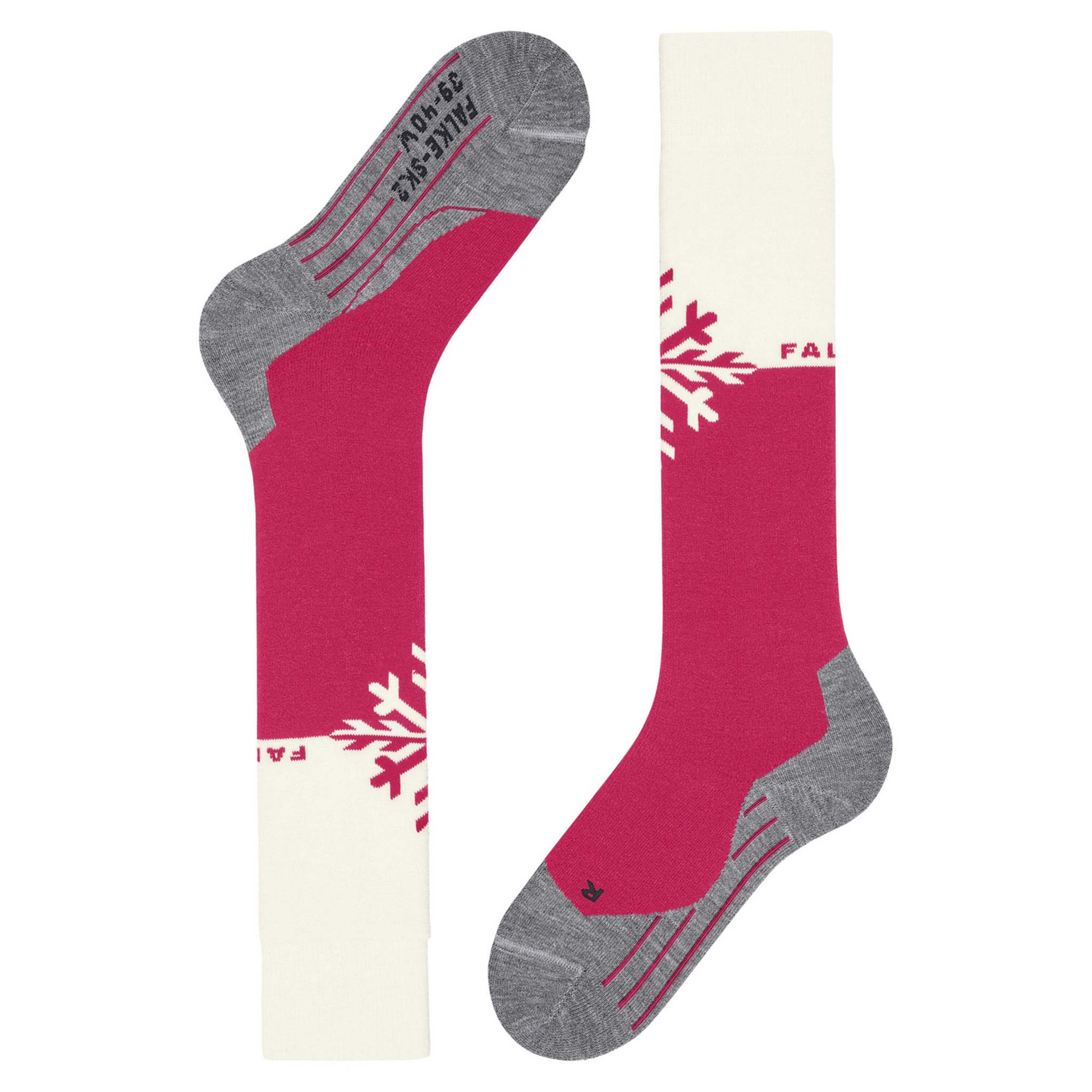 SK2 Women’s Ski Socks in Snowflake Rose