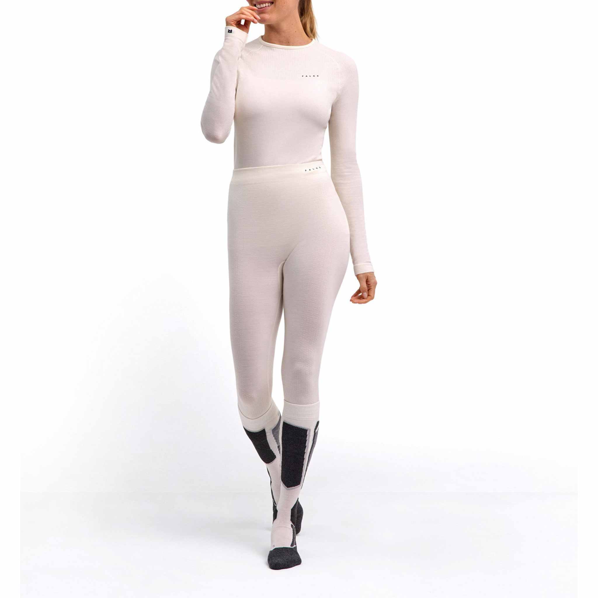 Wool 3/4 Leggings in Off White