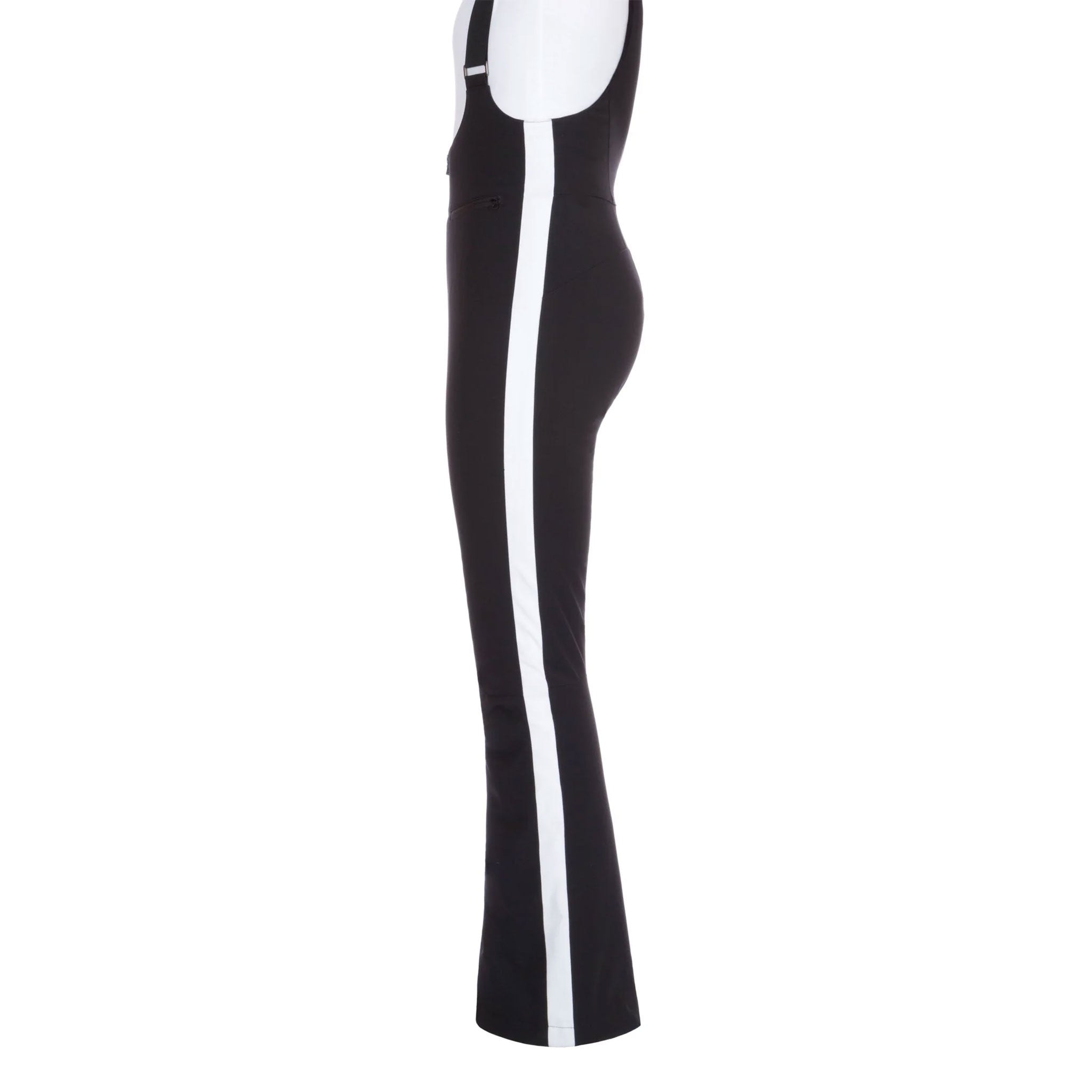Brooke Pant in Black/White Stripes