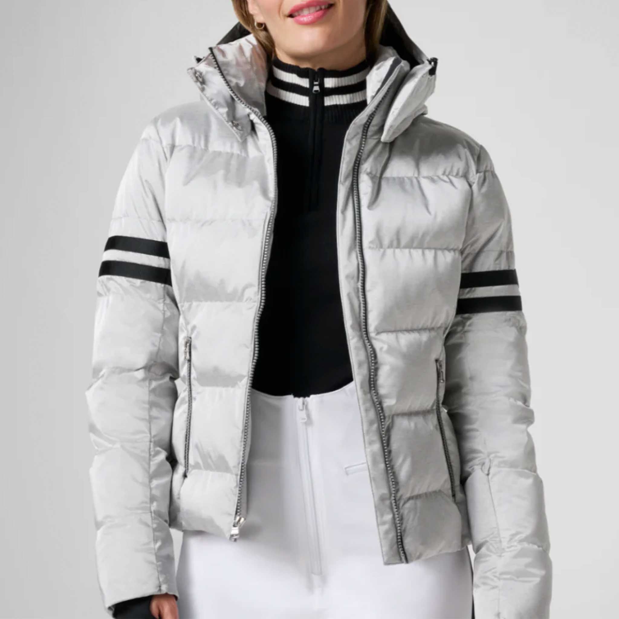 Kate Ski Jacket in Silver