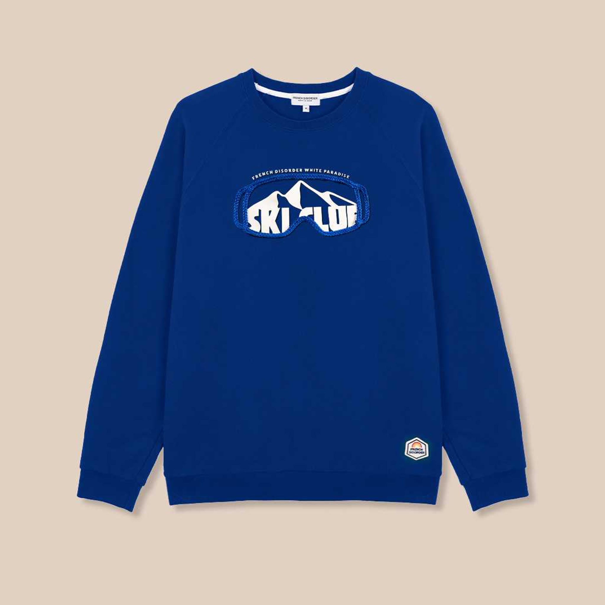 Ski Mask Sweater in Royal Blue