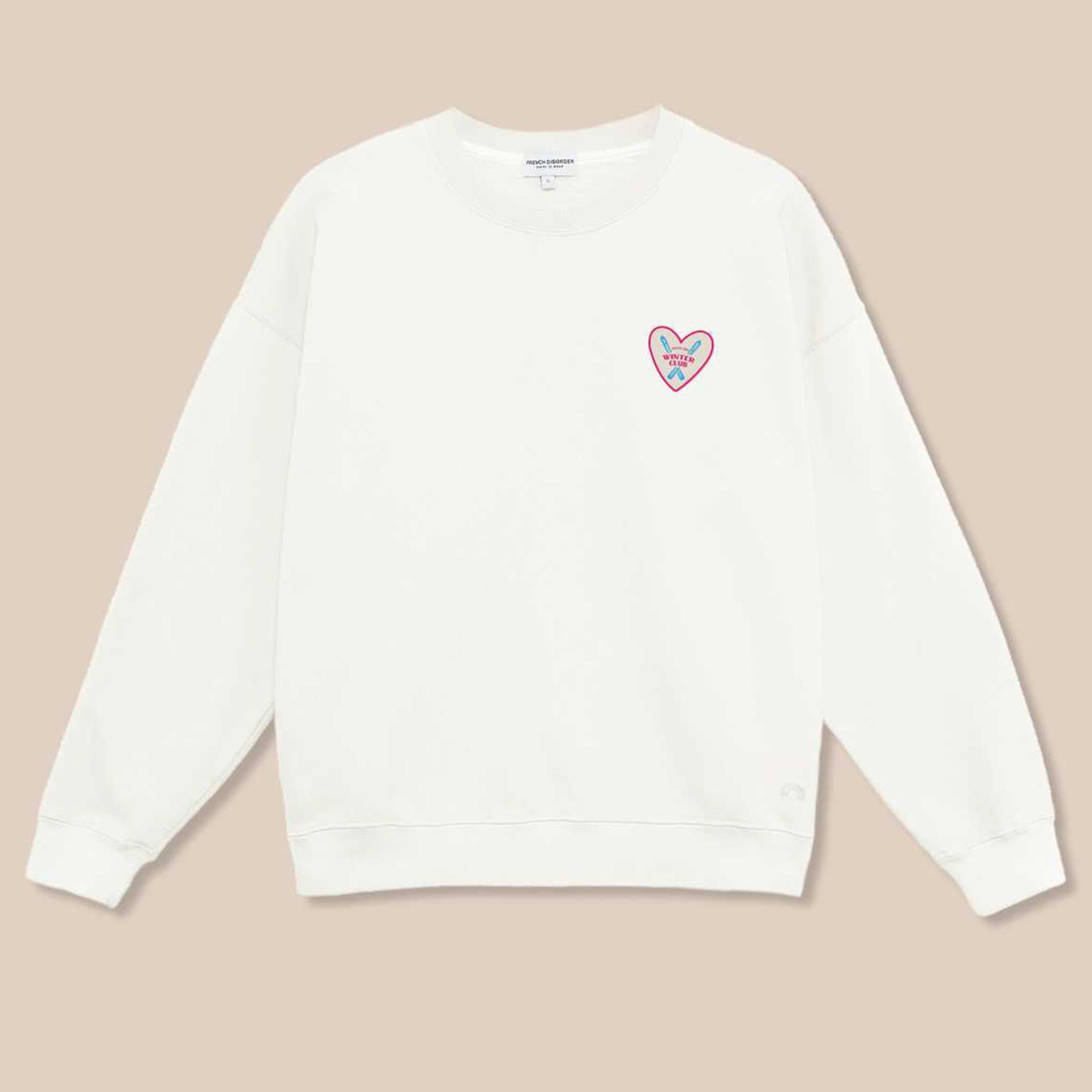 Ski Patch Sweater in Cream