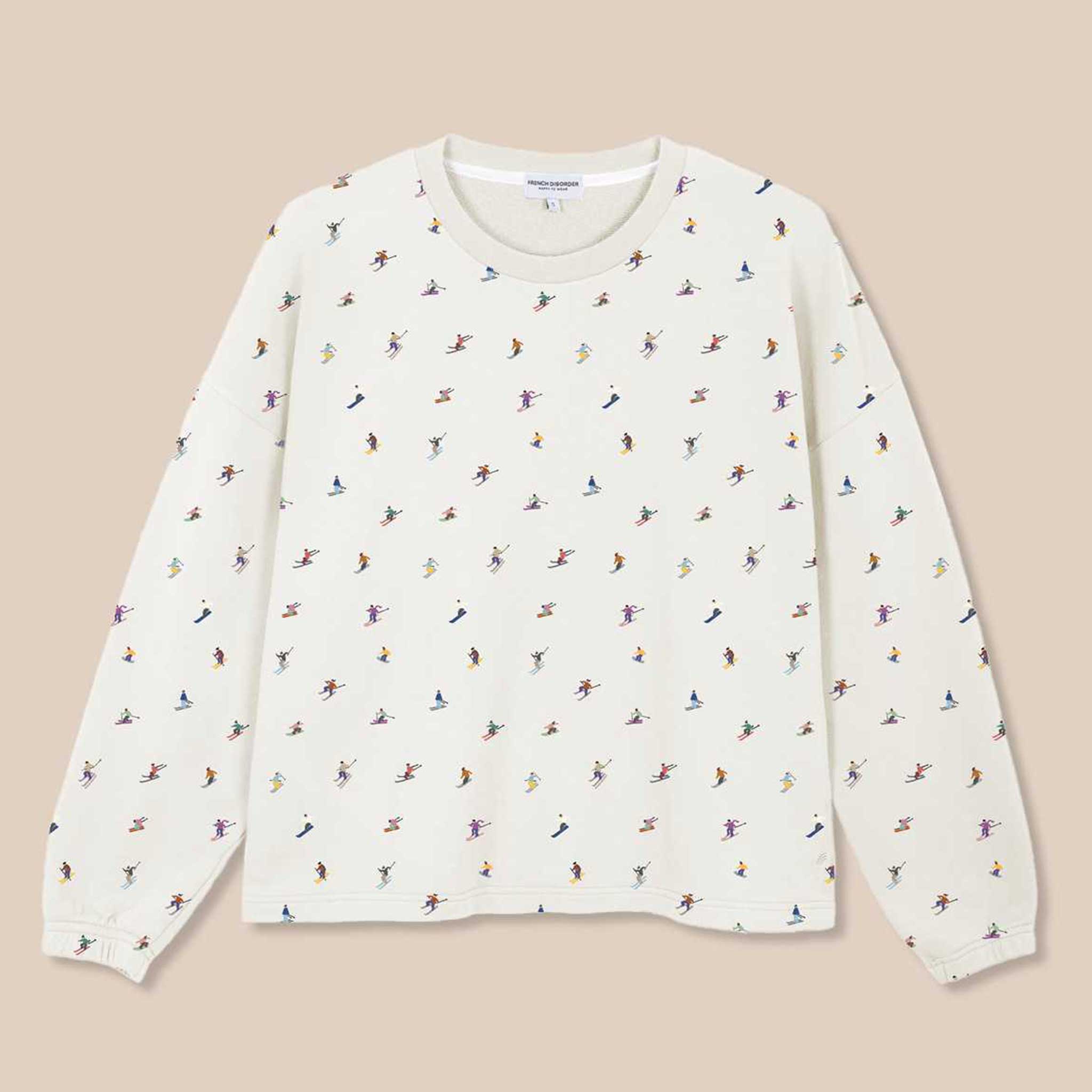 Skieurs Sweater in Cream