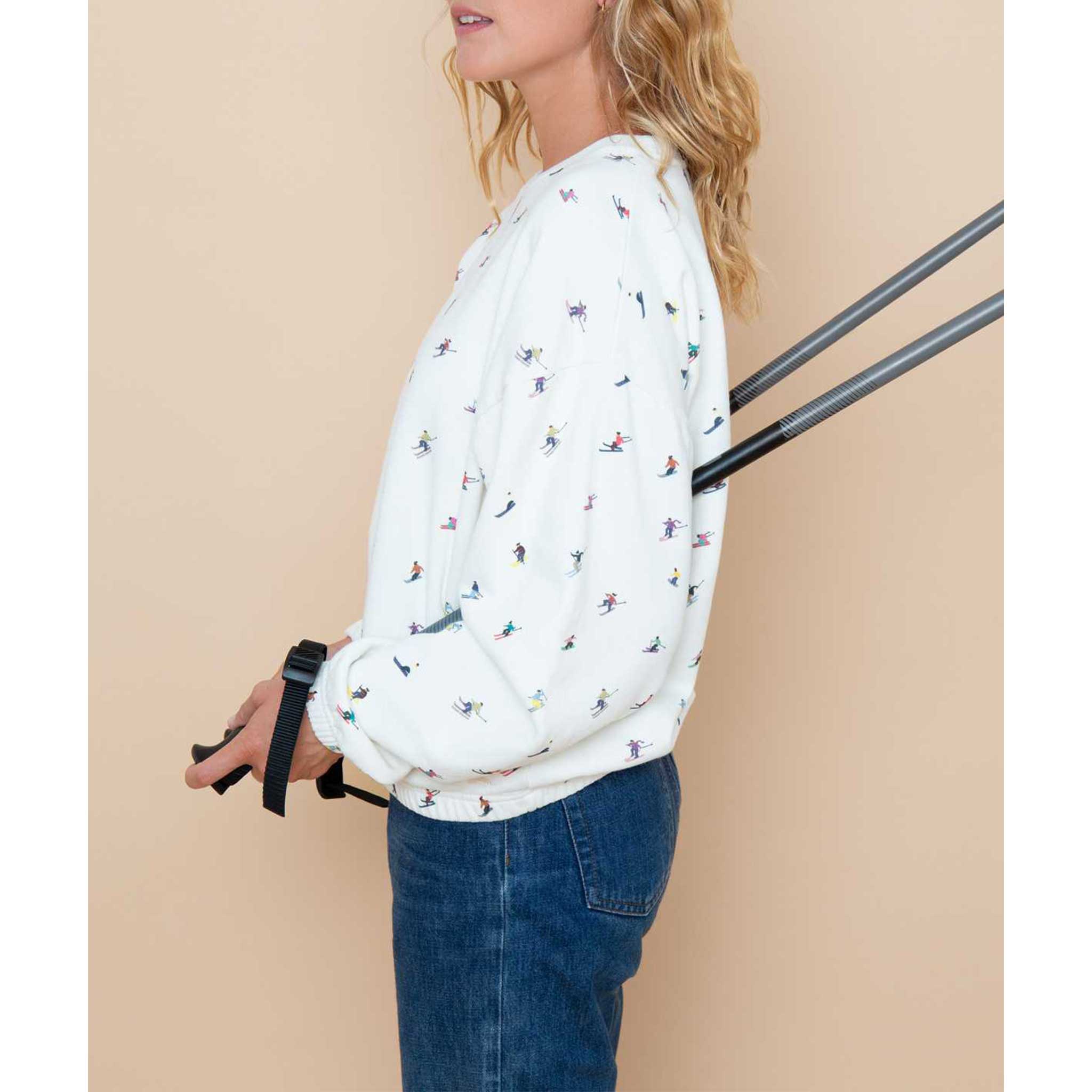 Skieurs Sweater in Cream