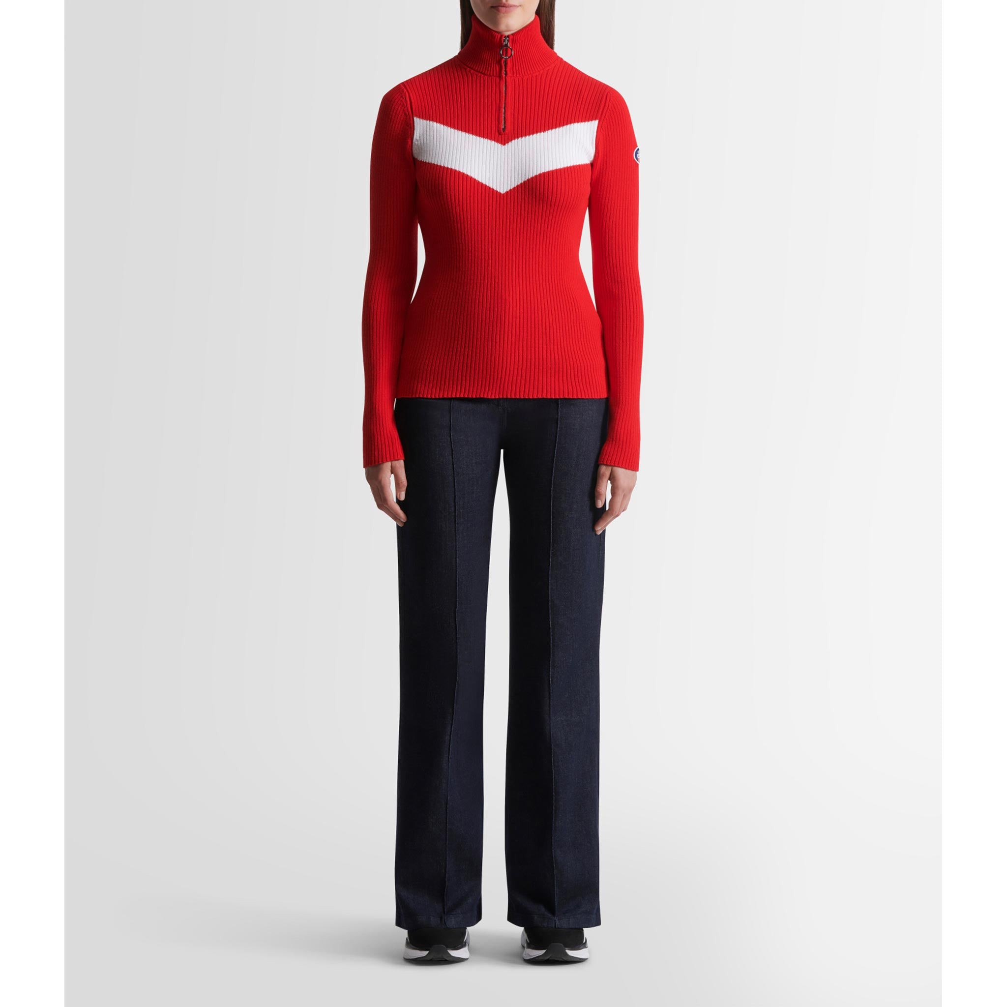 Andromede Sweater in Racing Red