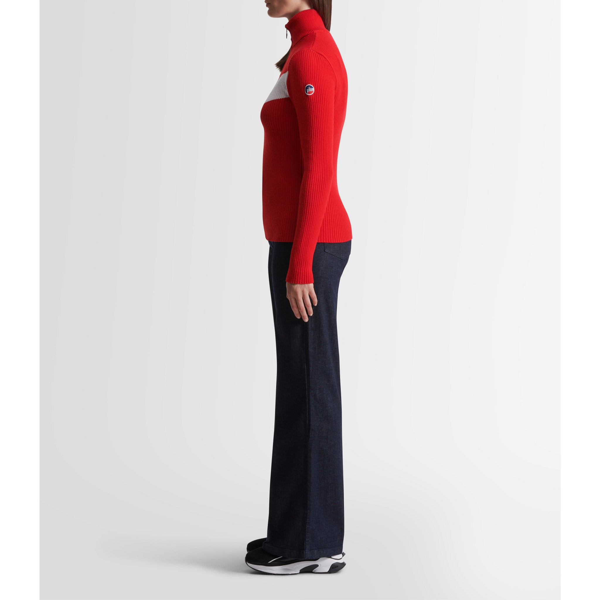 Andromede Sweater in Racing Red