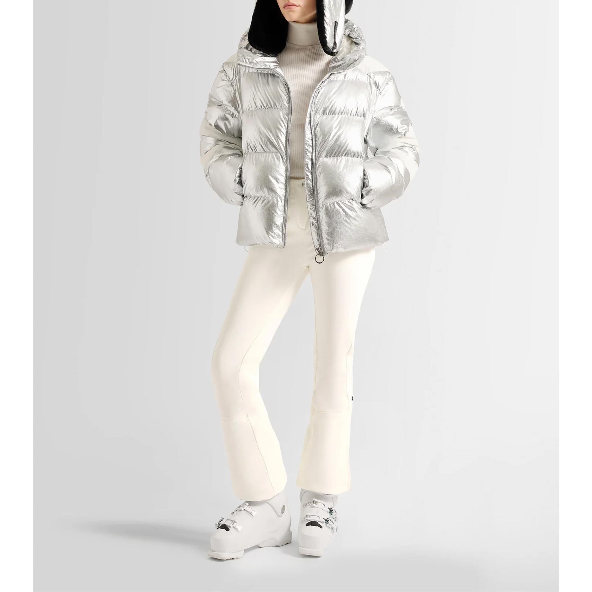 Charloy Ski Jacket in Metallic Silver