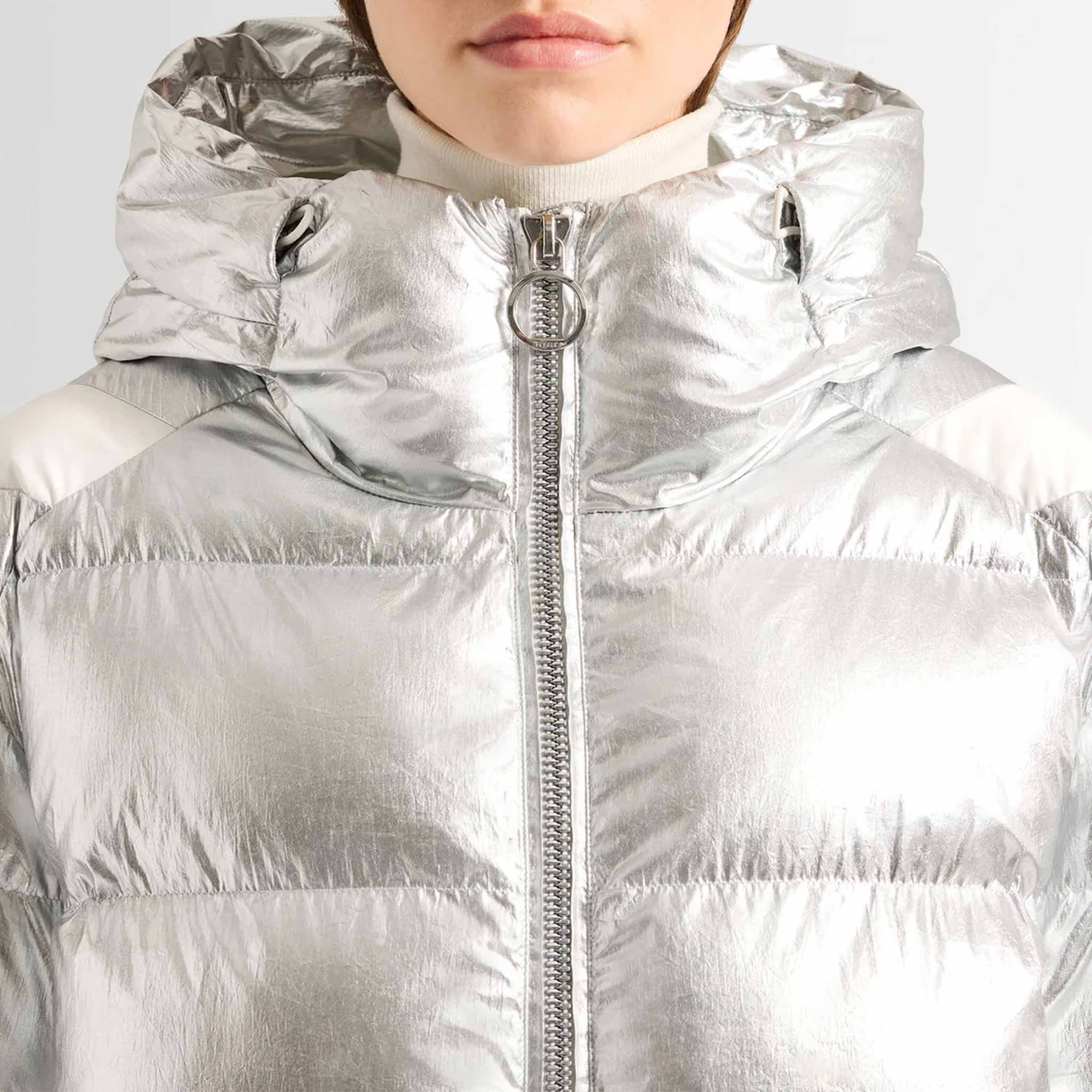 Charloy Ski Jacket in Metallic Silver