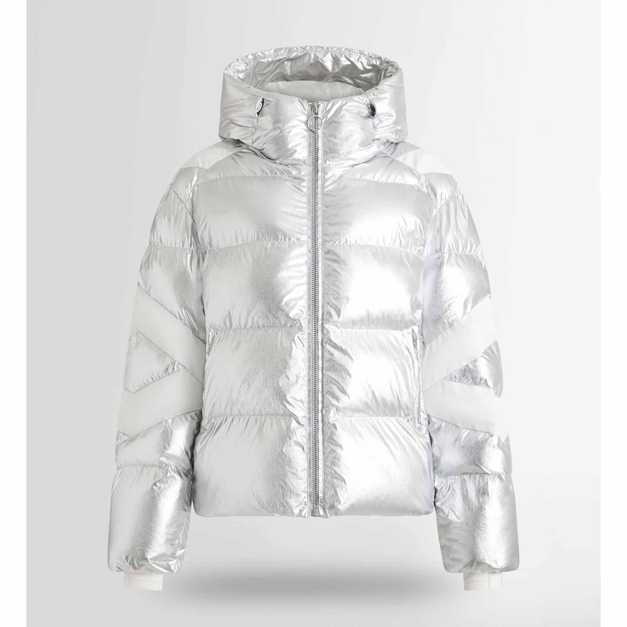 Charloy Ski Jacket in Metallic Silver