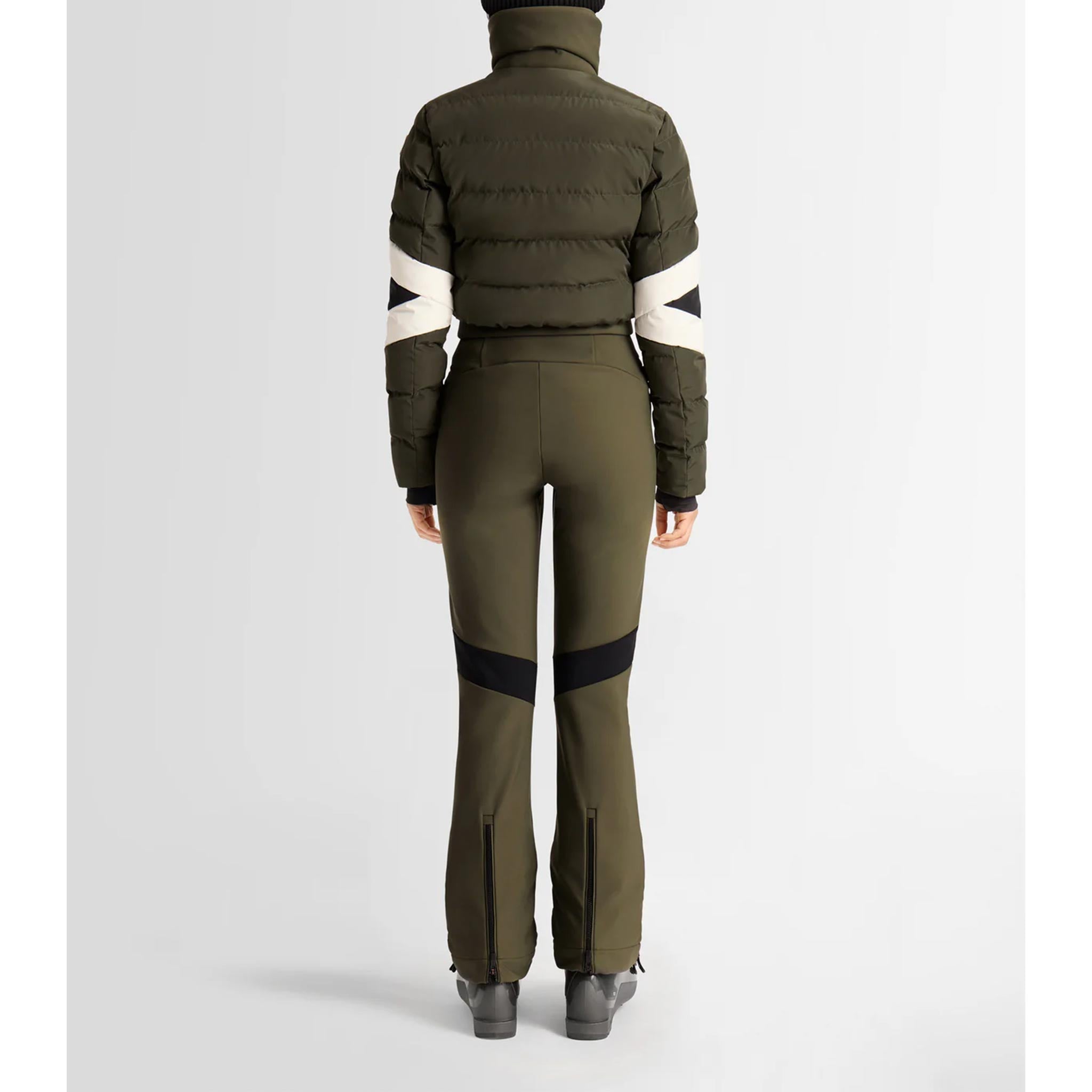 Clarisse Ski Suit in Moss Green