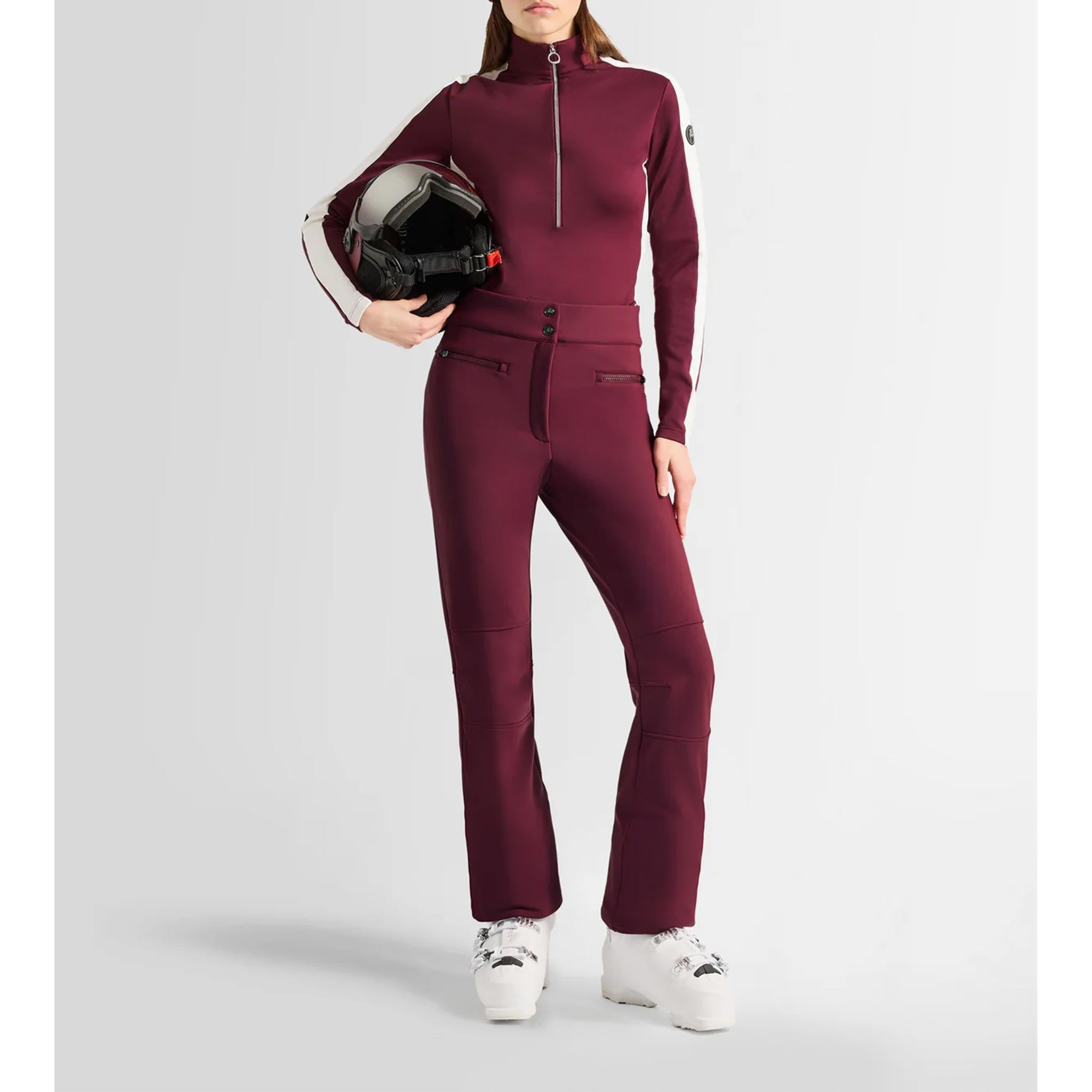 Diana Ski Pants in Dark Red