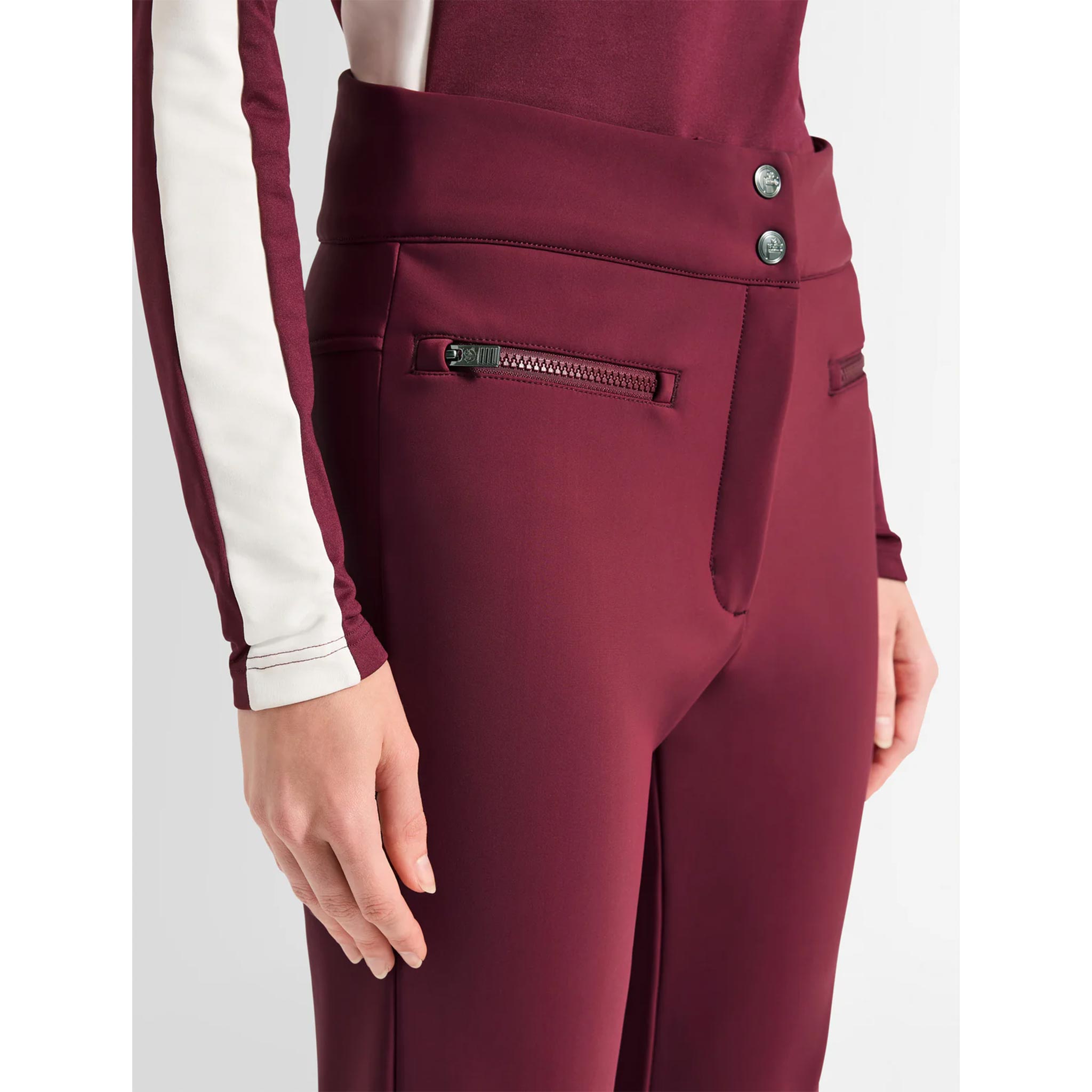 Diana Ski Pants in Dark Red