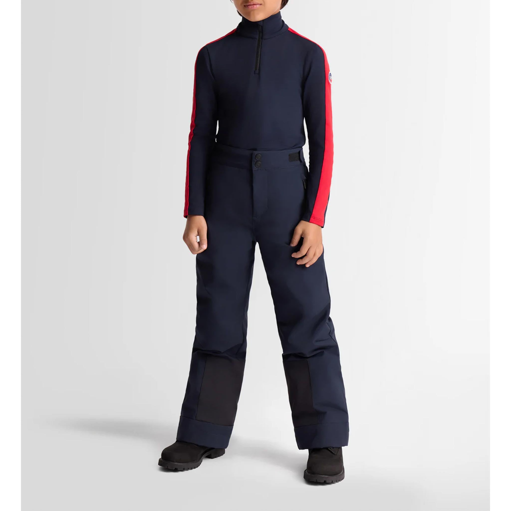 Sinope Kids Midlayer in Navy/Racing Red