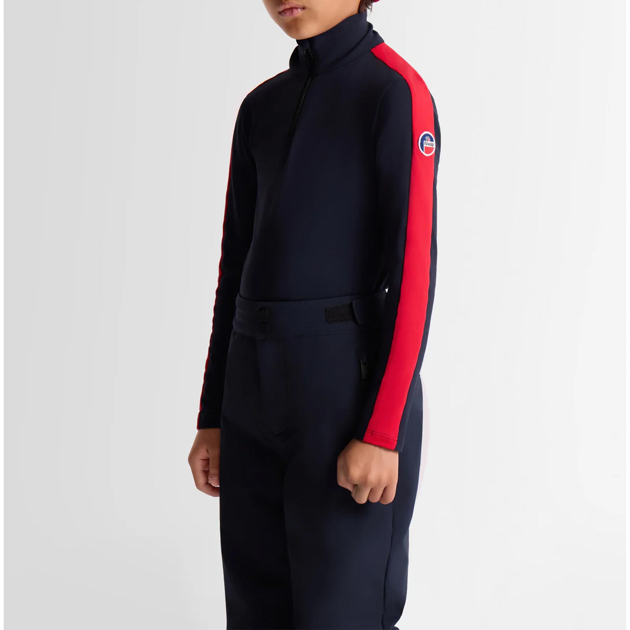 Sinope Kids Midlayer in Navy/Racing Red