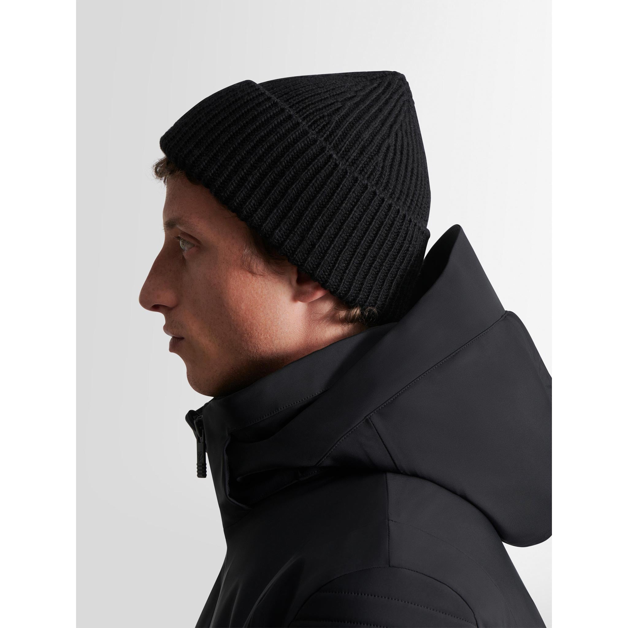 Knit Beanie in Black