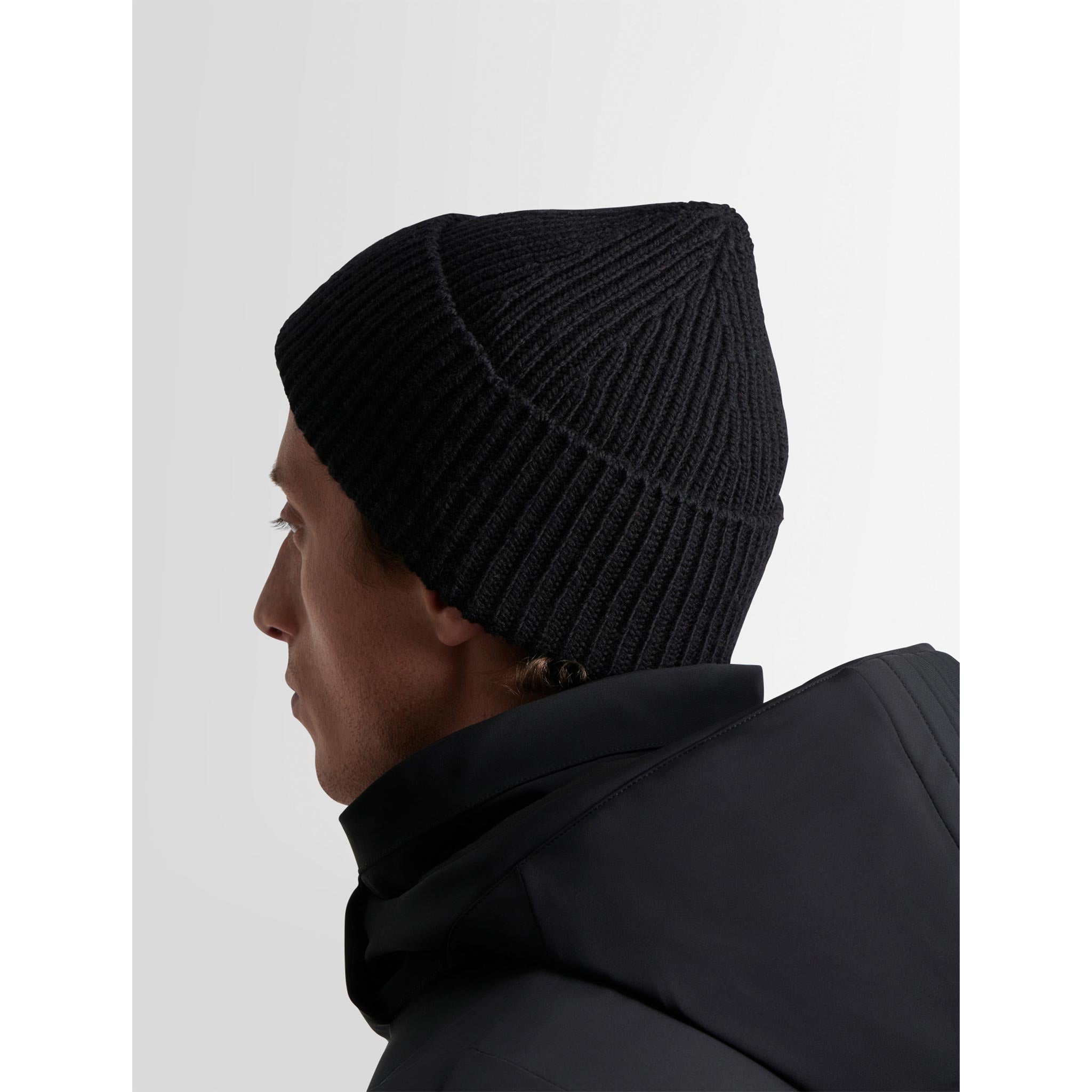 Knit Beanie in Black