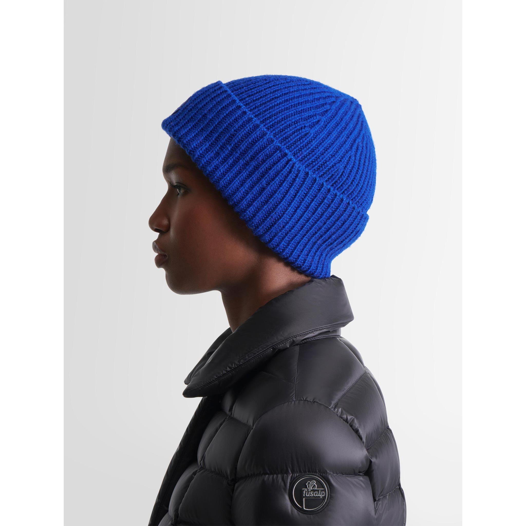 Knit Beanie in Royal