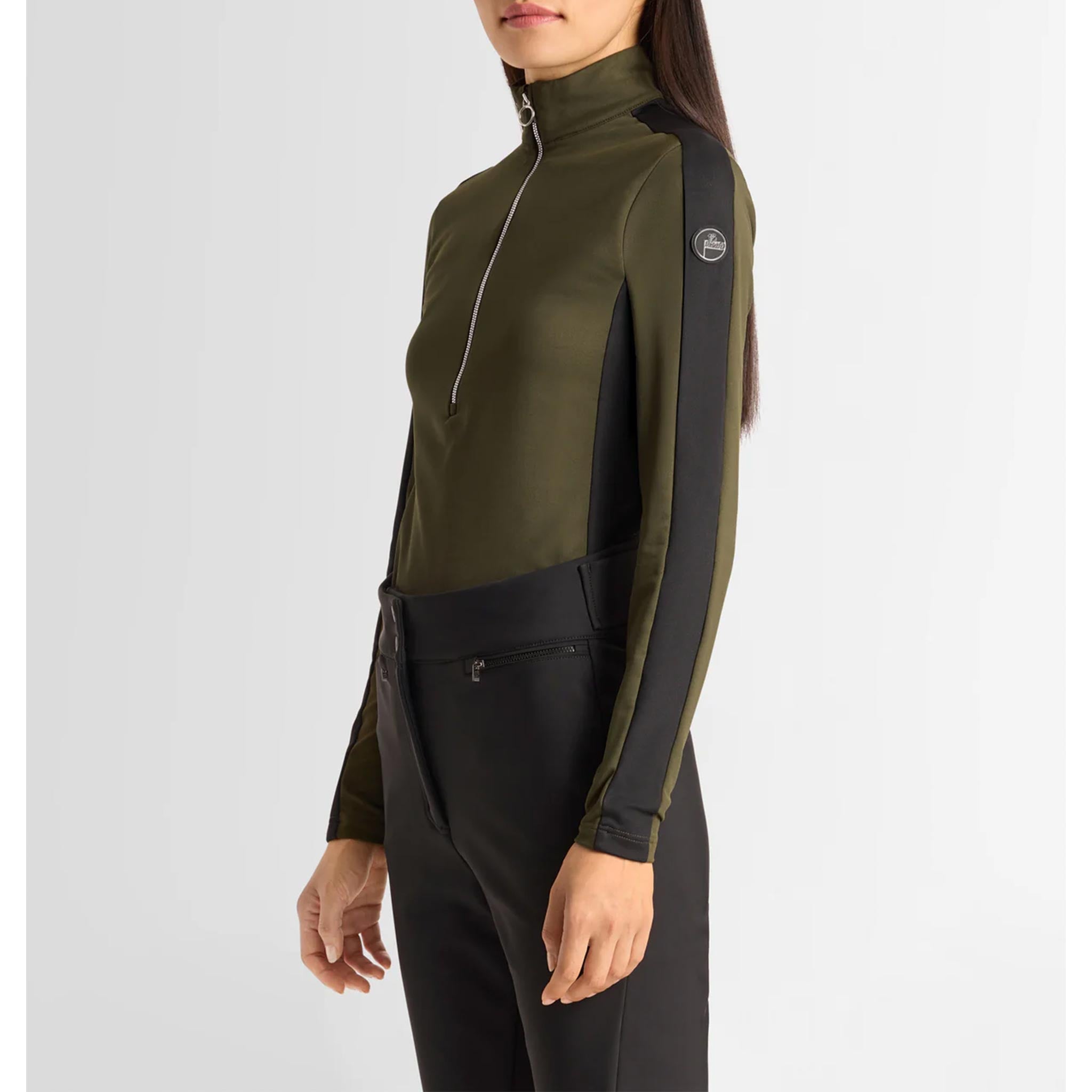 Negam Midlayer in Moss Green