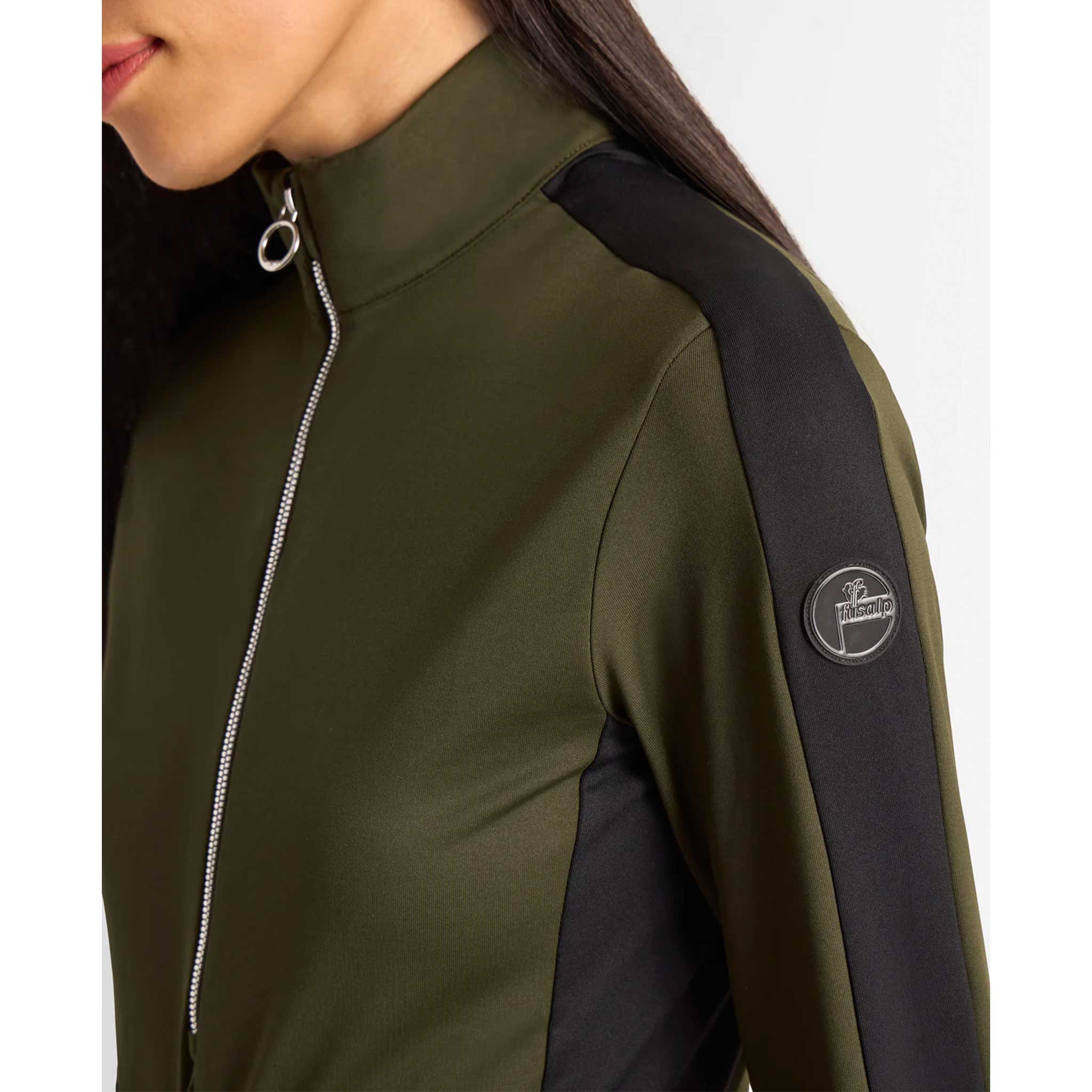 Negam Midlayer in Moss Green