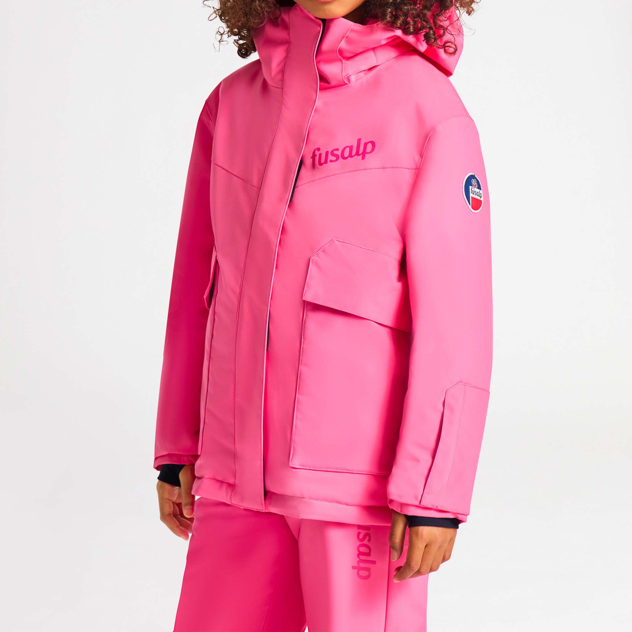 Neptune Kids Jacket in Pop Pink