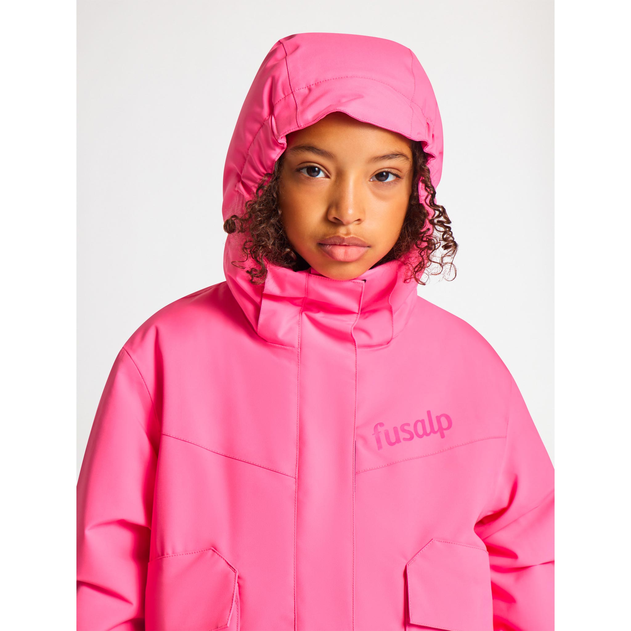 Neptune Kids Jacket in Pop Pink