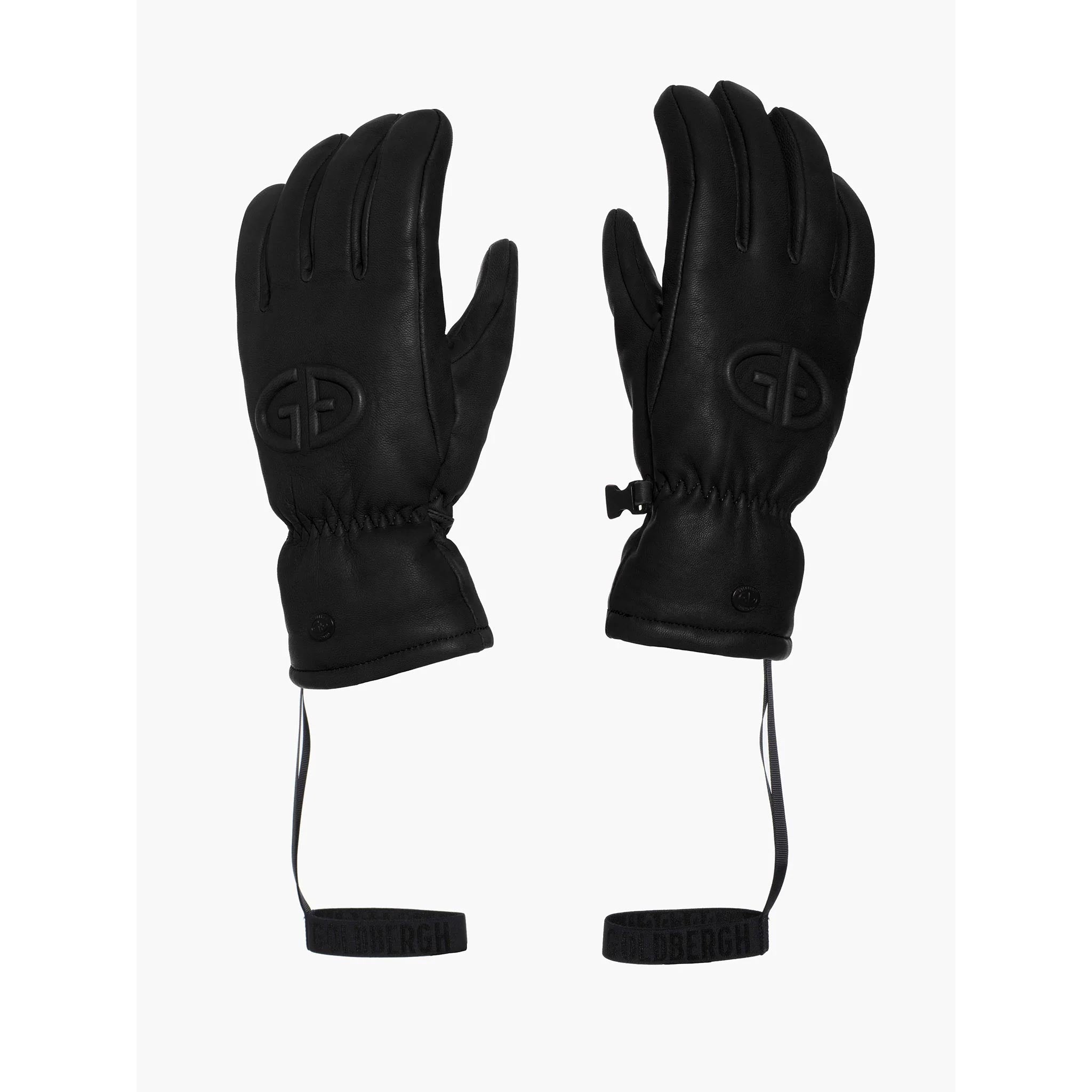 Freeze Leather Gloves in Black