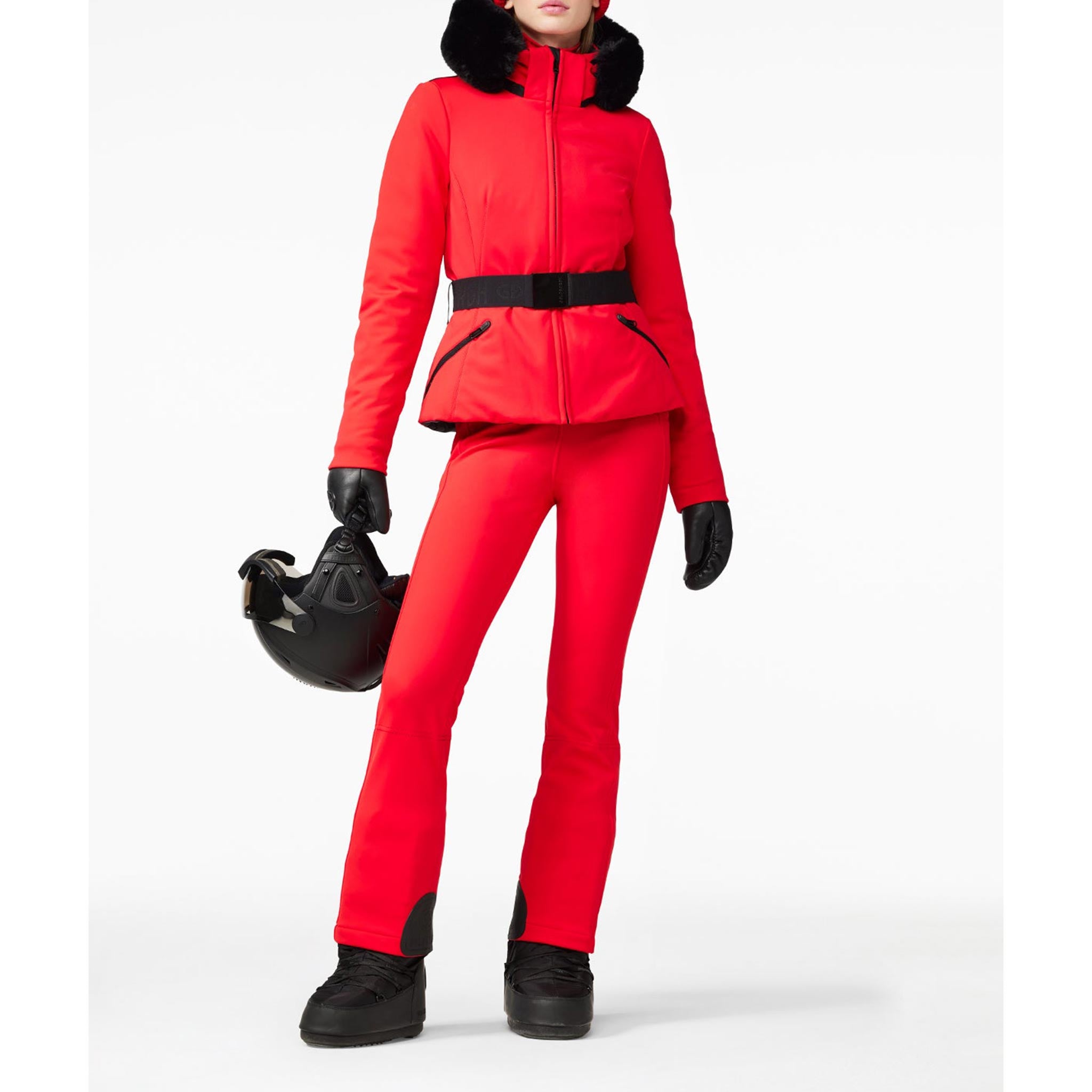 Hida Ski Jacket in Flame Red