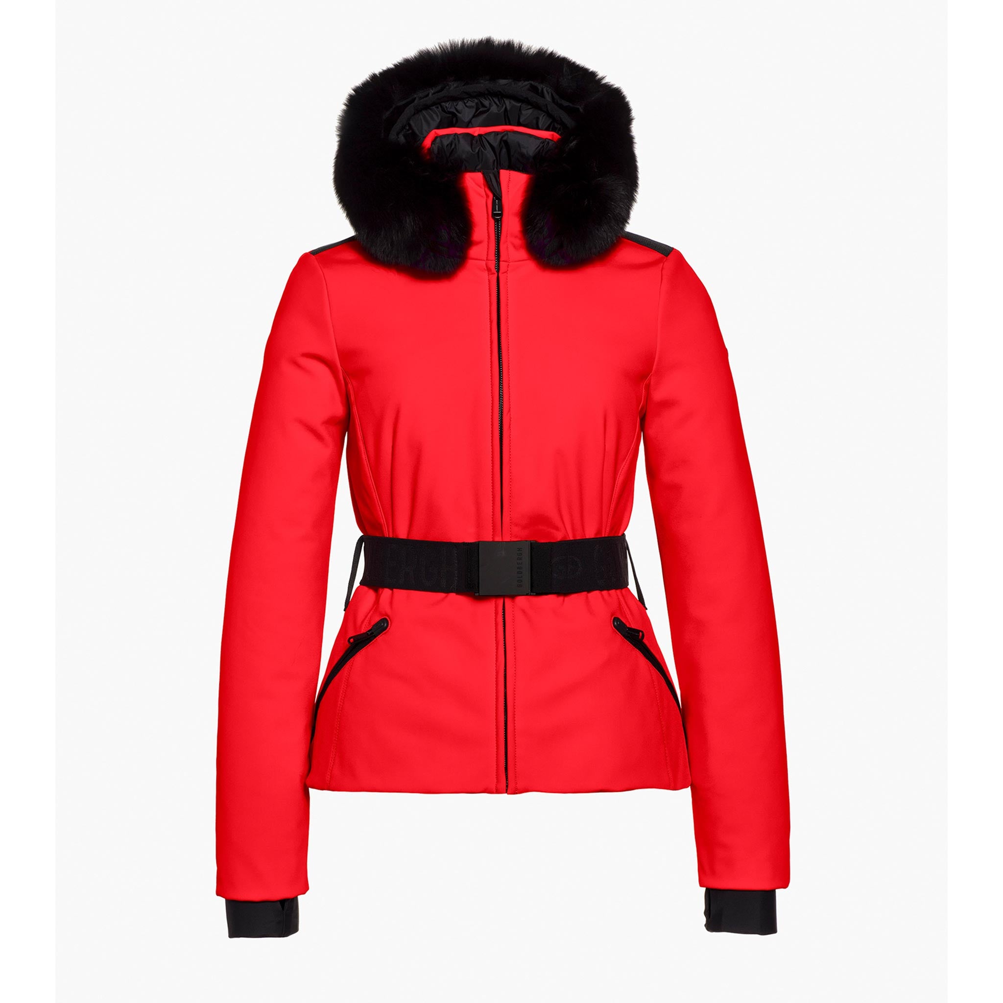Hida Ski Jacket in Flame Red